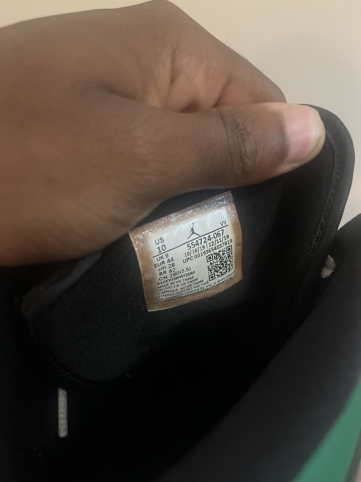 Jordan Brand Jordan 1 mid green toe Size US 10 / EU 43 - 1 Thumbnail