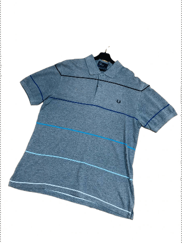 Fred Perry Vintage Fred Perry Striped Classic Fit Polo Size M Size US M / EU 48-50 / 2 - 1 Thumbnail