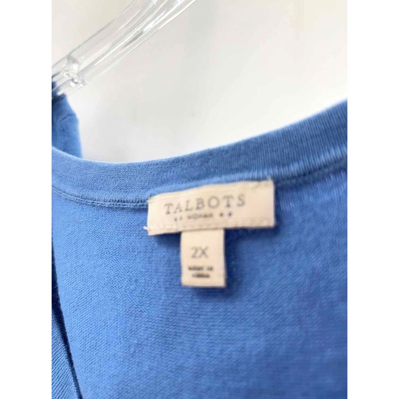 Talbots Talbots Tank Top Size 2X Blue Pre-Owned Size XXL / US 16-18 / IT 52-54 - 3 Thumbnail