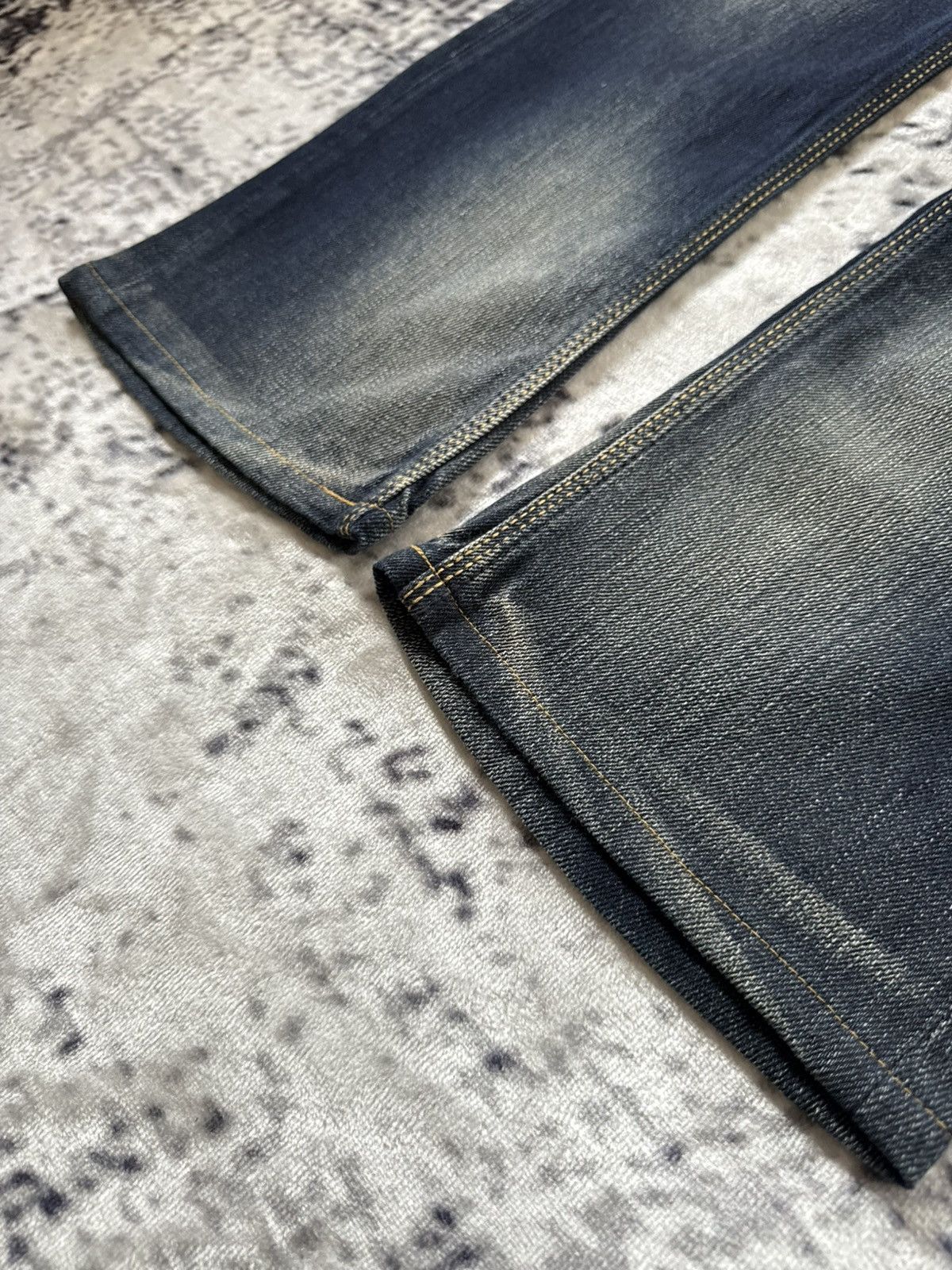 Nicole Club Nicole Club Japan Mud Wash Contrast Stitch Flare Jeans Rare Size US 29 - 12 Thumbnail