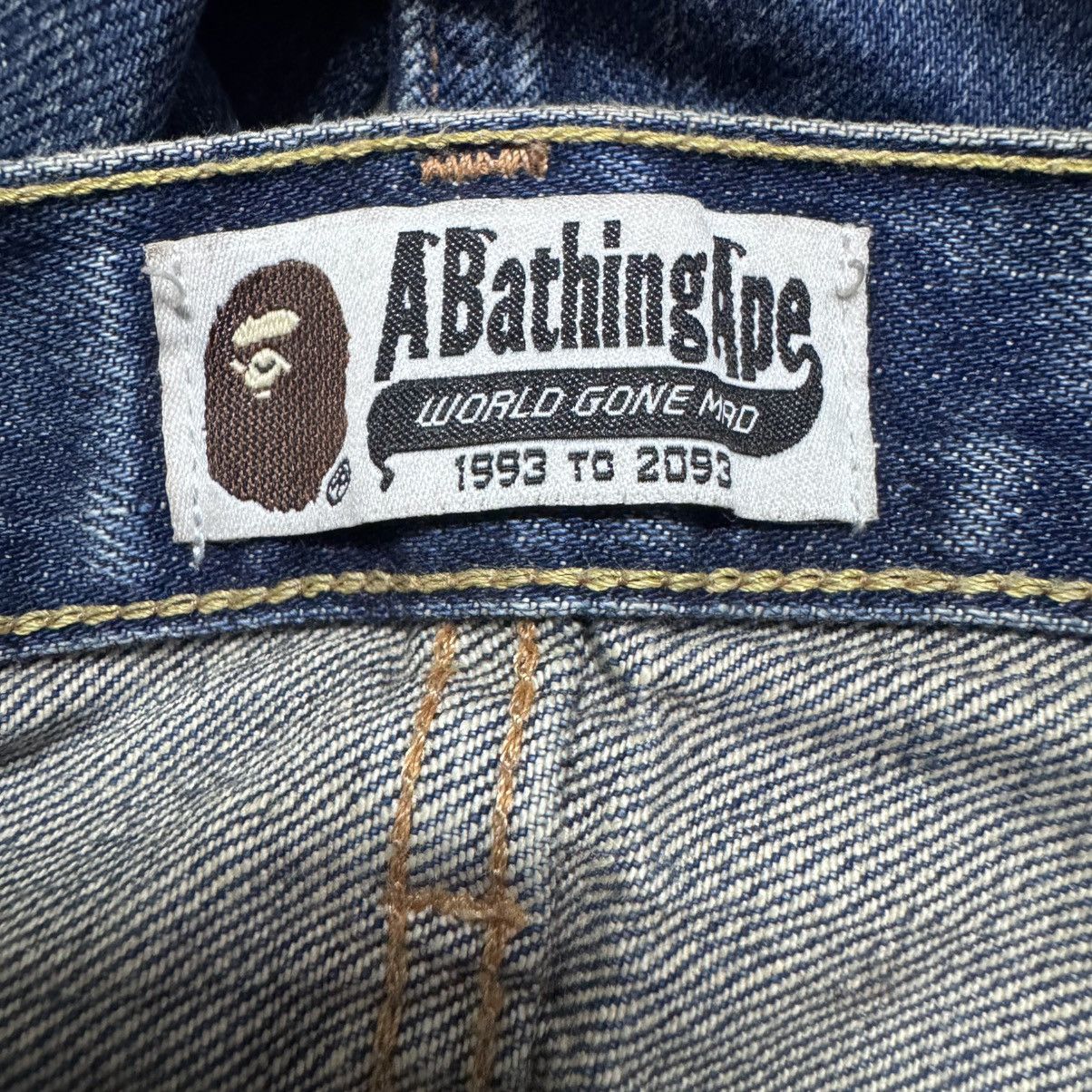 Bape Bape Sta Denim Selvedge Jeans Distressed Size US 36 / EU 52 - 18 Thumbnail