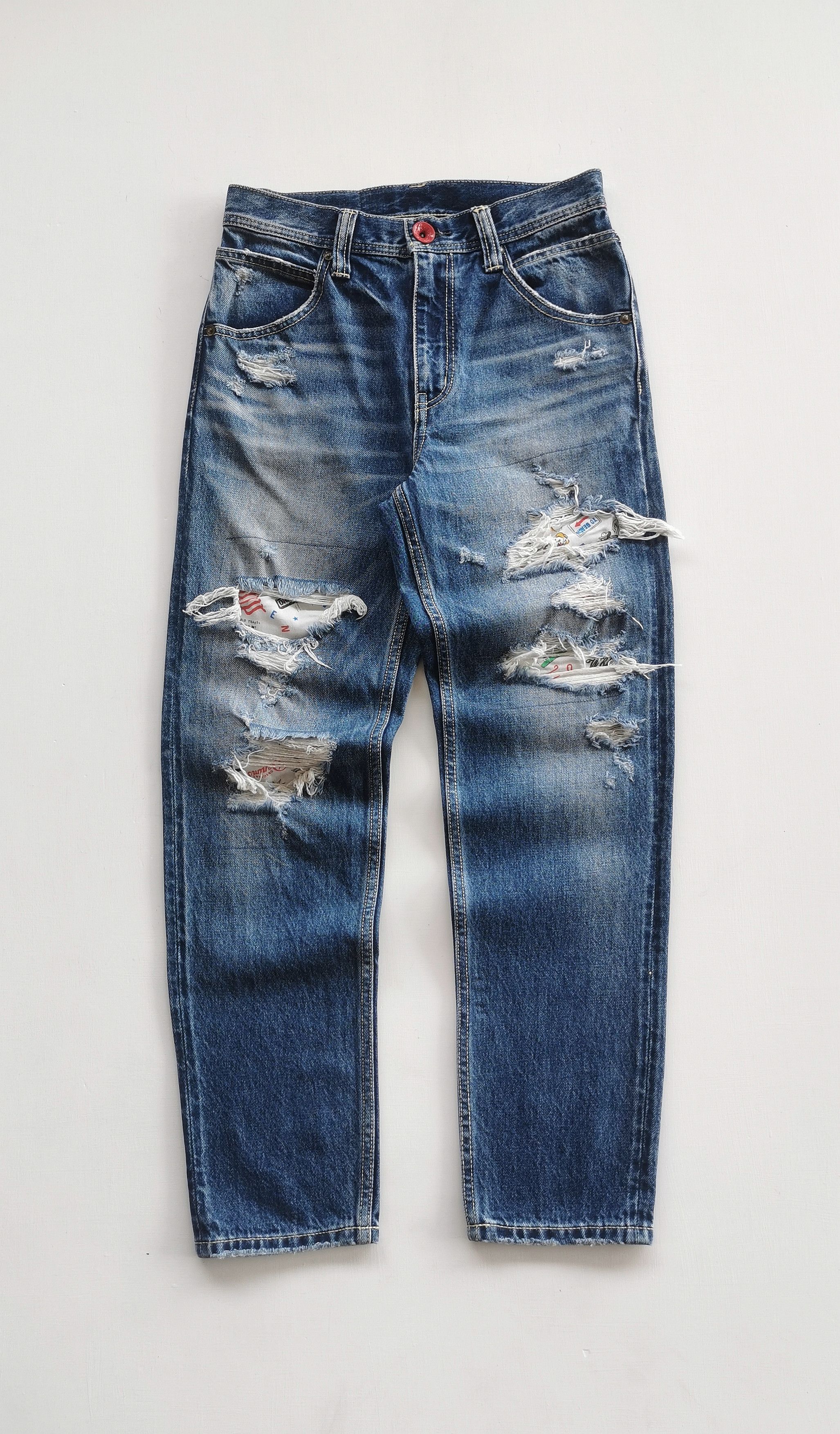 Kapital Grunge Rodeo Crown Jeans Size 28" / US 6 / IT 42 - 1 Thumbnail