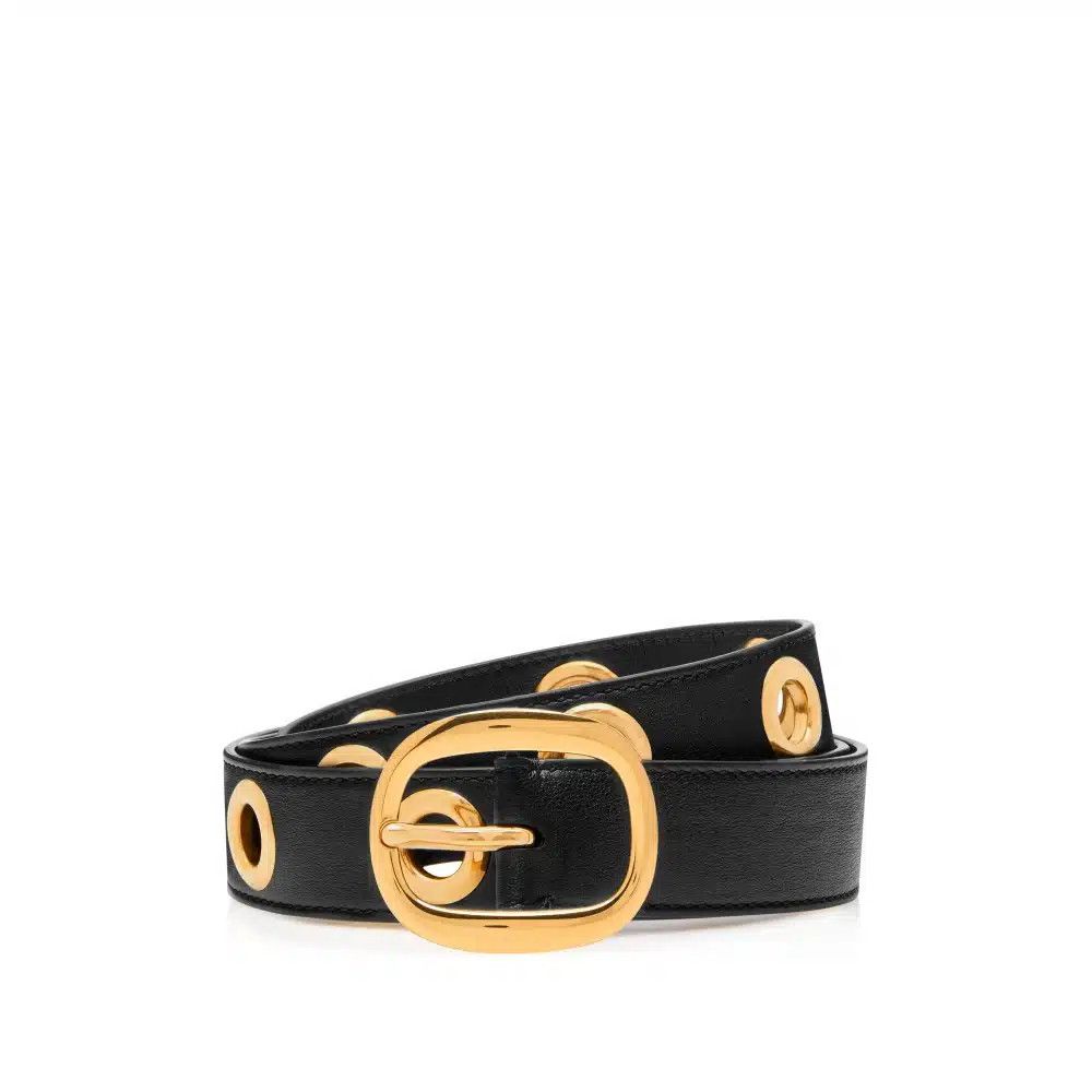 Tom Ford o1loc1c0825 TB310 Size: L / Eyelet Belt in Black Size ONE SIZE - 1 Thumbnail