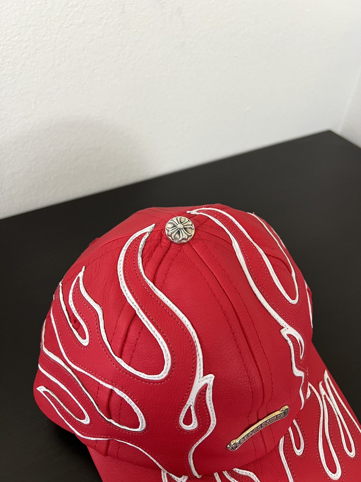 Chrome Hearts Chrome Hearts Leather Flame Hat Size ONE SIZE - 8 Thumbnail
