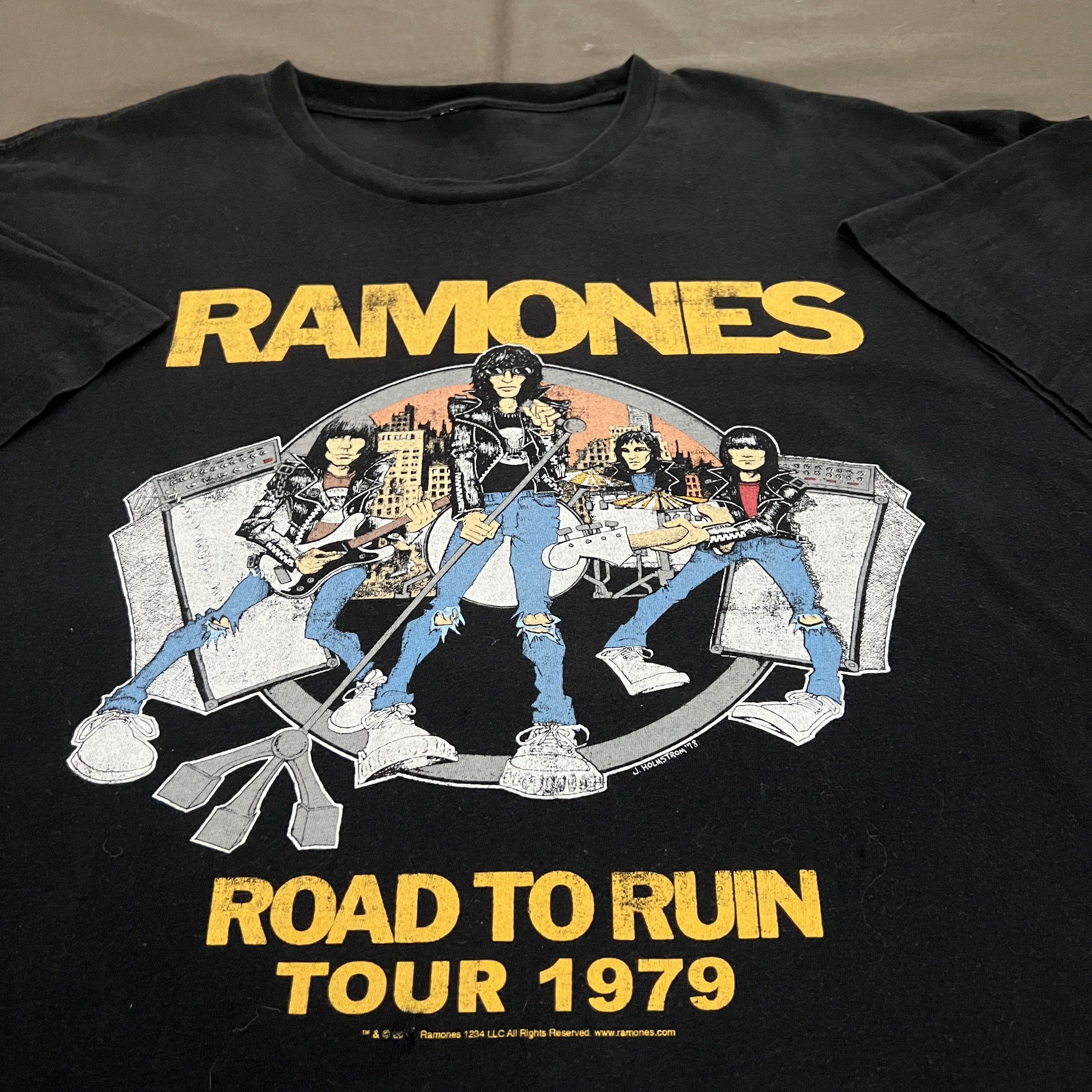 USED】RAMONES ROAD TO RUIN Tシャツ 1234