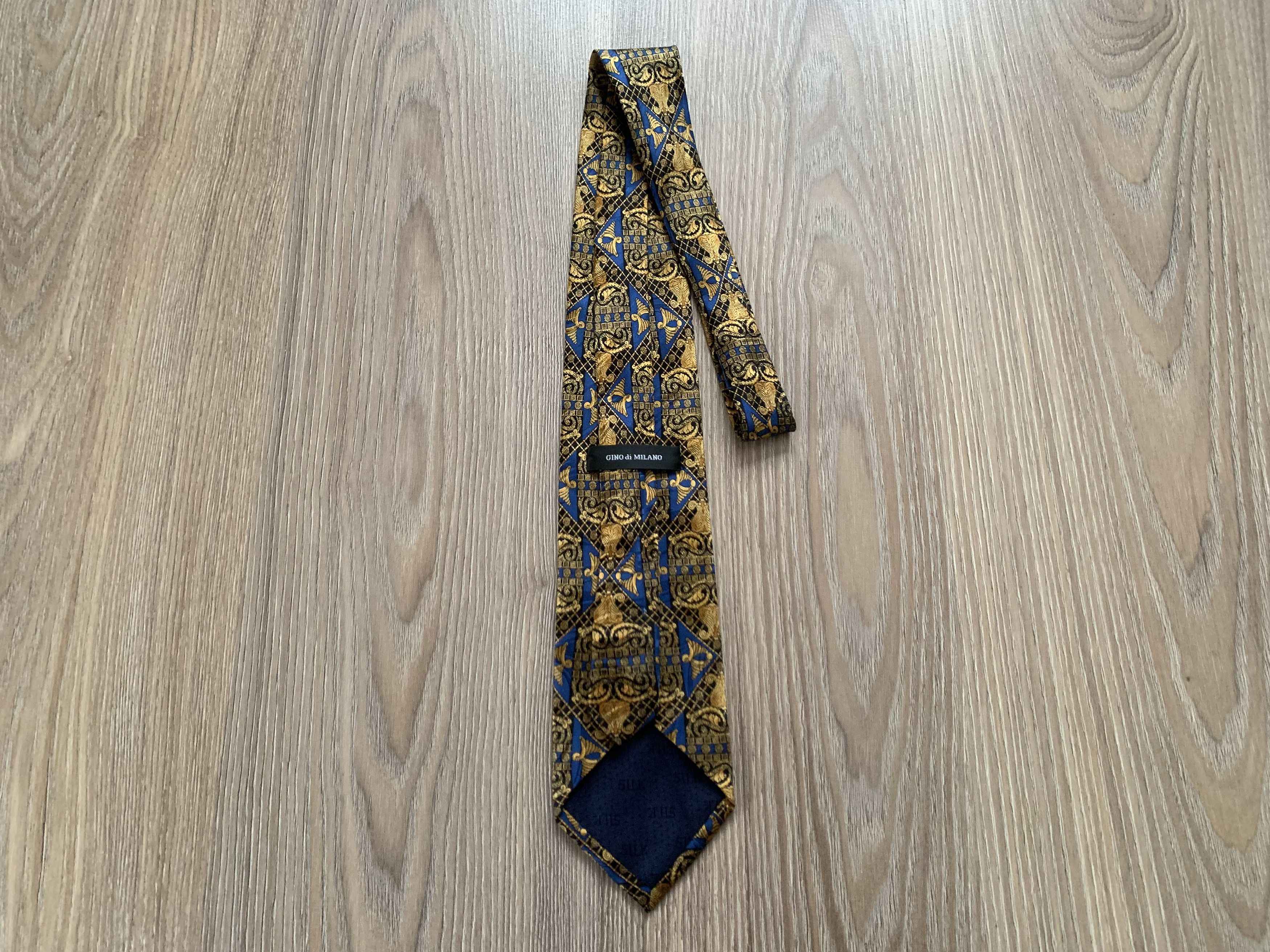 Other Gino De Milano Patterned Silk Tie Size ONE SIZE - 4 Thumbnail
