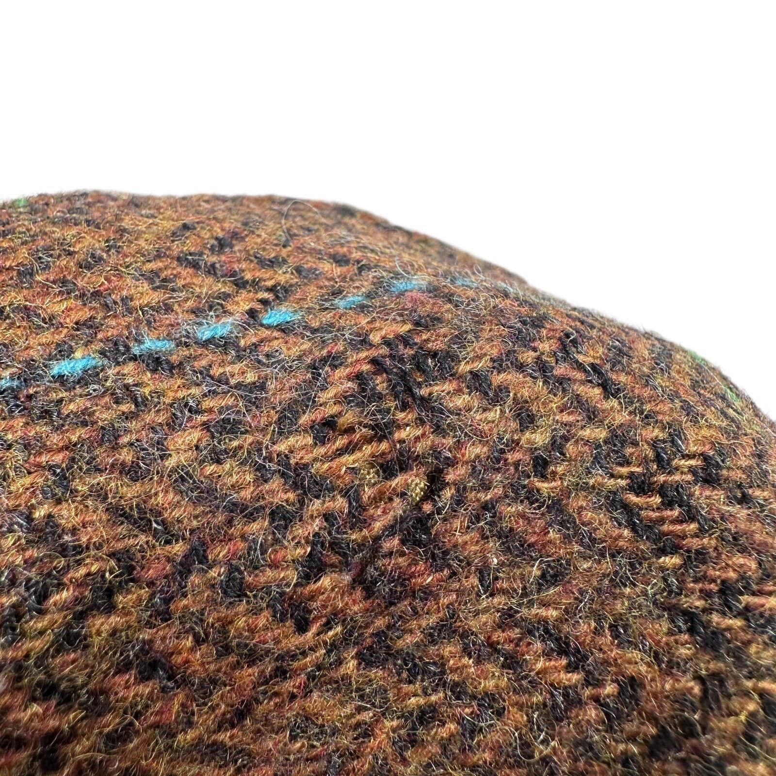 Gap Vintage GAP Tweed Cabbie Driving Newsboy Hat Men’s M Brown Size ONE SIZE - 8 Thumbnail