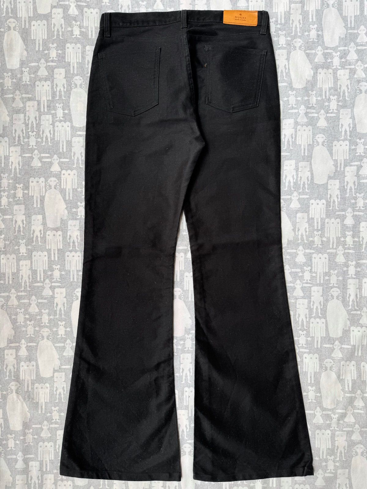 Gucci Gucci Tom Ford 2000's Flared Black Denim Jeans Size US 30 / EU 46 - 4 Thumbnail