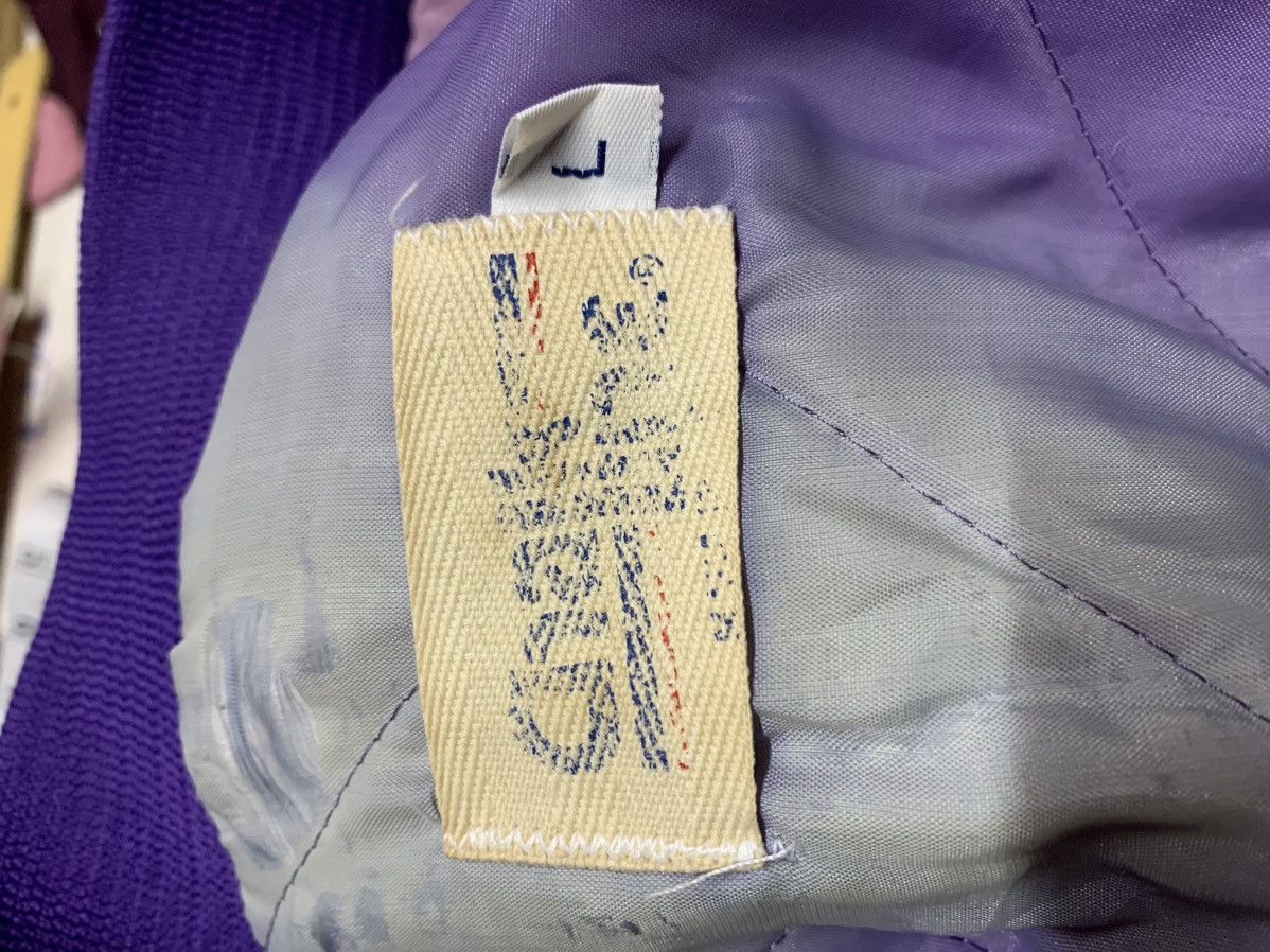 NBA Vintage Los Angeles lakers satin pocket chalk line Size US XL / EU 56 / 4 - 12 Thumbnail