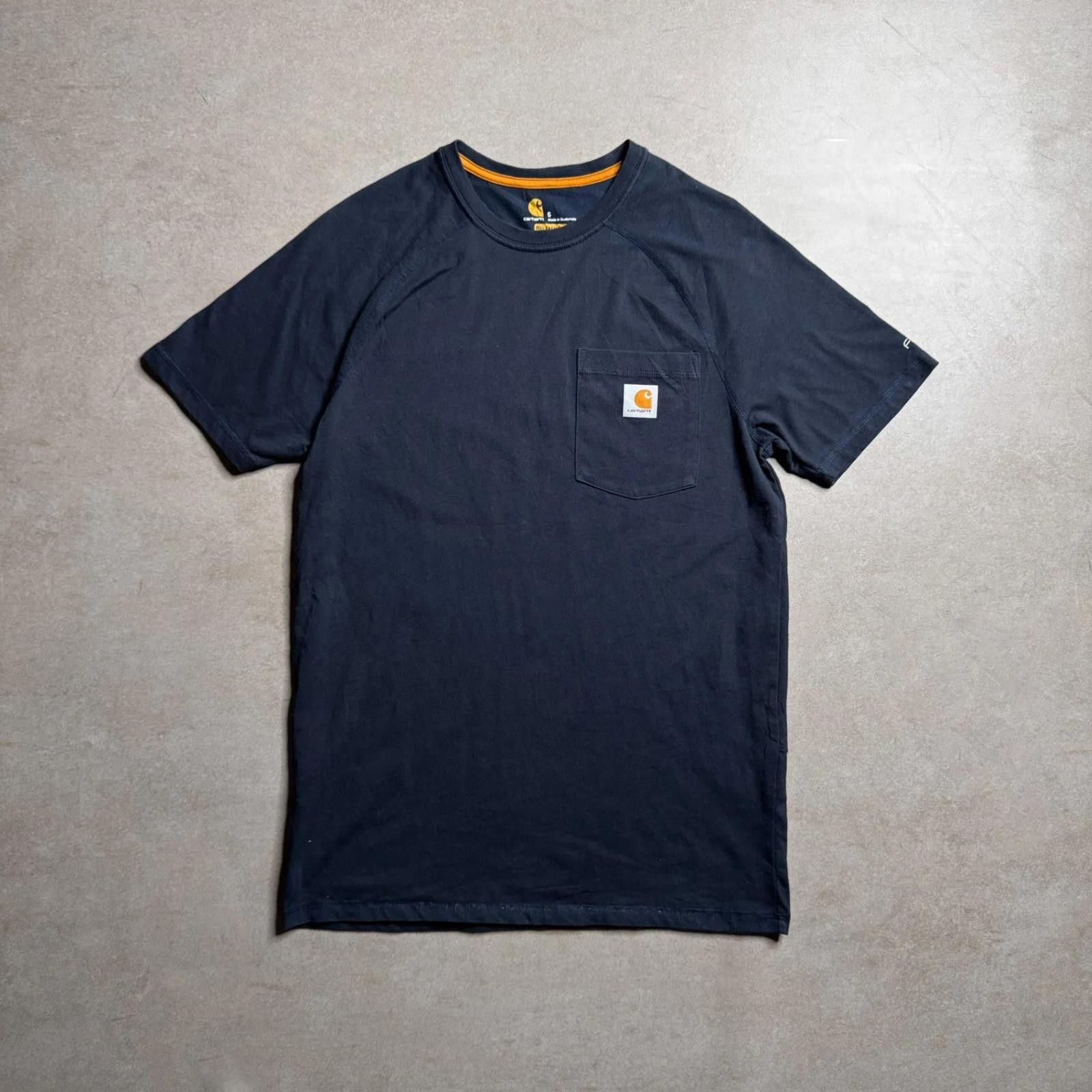 Carhartt Vintage Carhartt Navy T-Shirt - 3XS Size US M / EU 48-50 / 2 - 1 Thumbnail