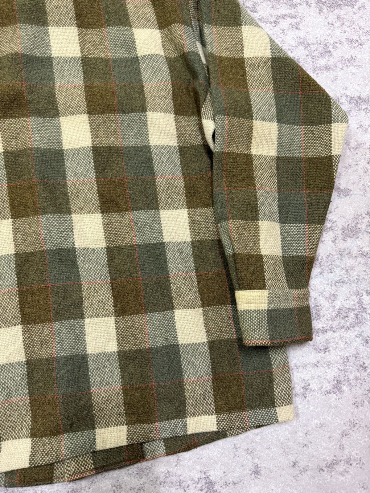 Vintage Vintage Leo polta Men's Sports Plaid Wool Button Up Shirt Size US M / EU 48-50 / 2 - 11 Thumbnail