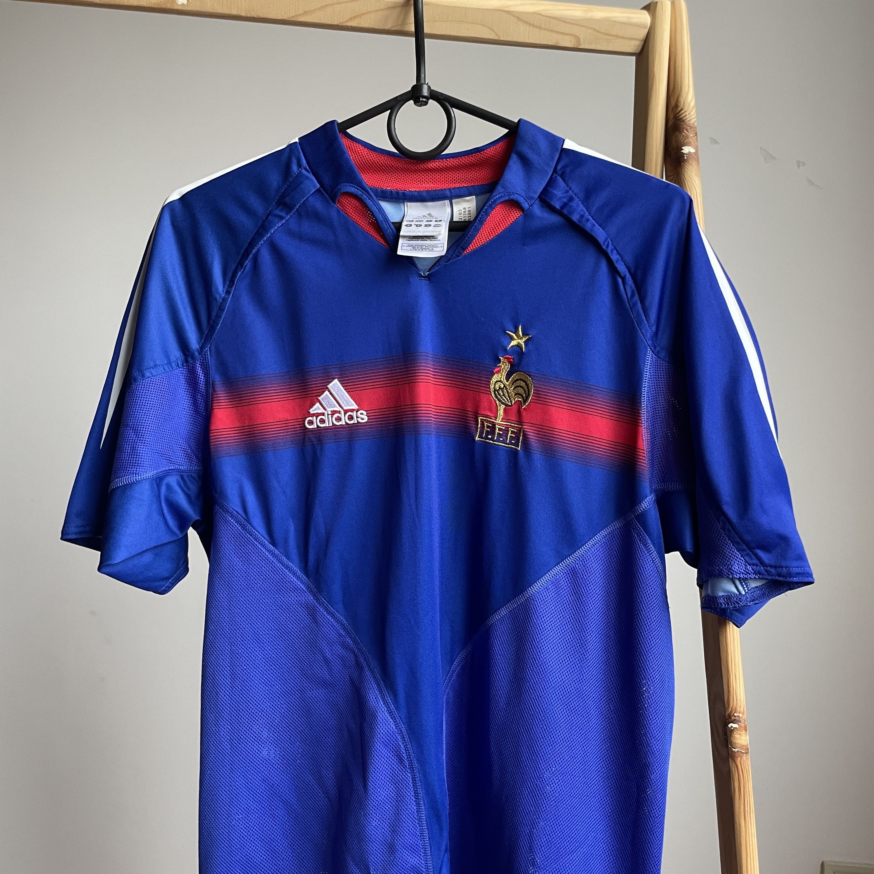 Adidas France National Team 2004-06 Home Jersey Size S Size US S / EU 44-46 / 1 - 3 Thumbnail