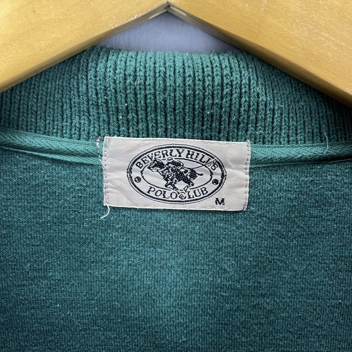 Beverly Hills Polo Club 90s Vintage BHPC Polo Sweatshirt #1968/12 Size US M / EU 48-50 / 2 - 6 Thumbnail
