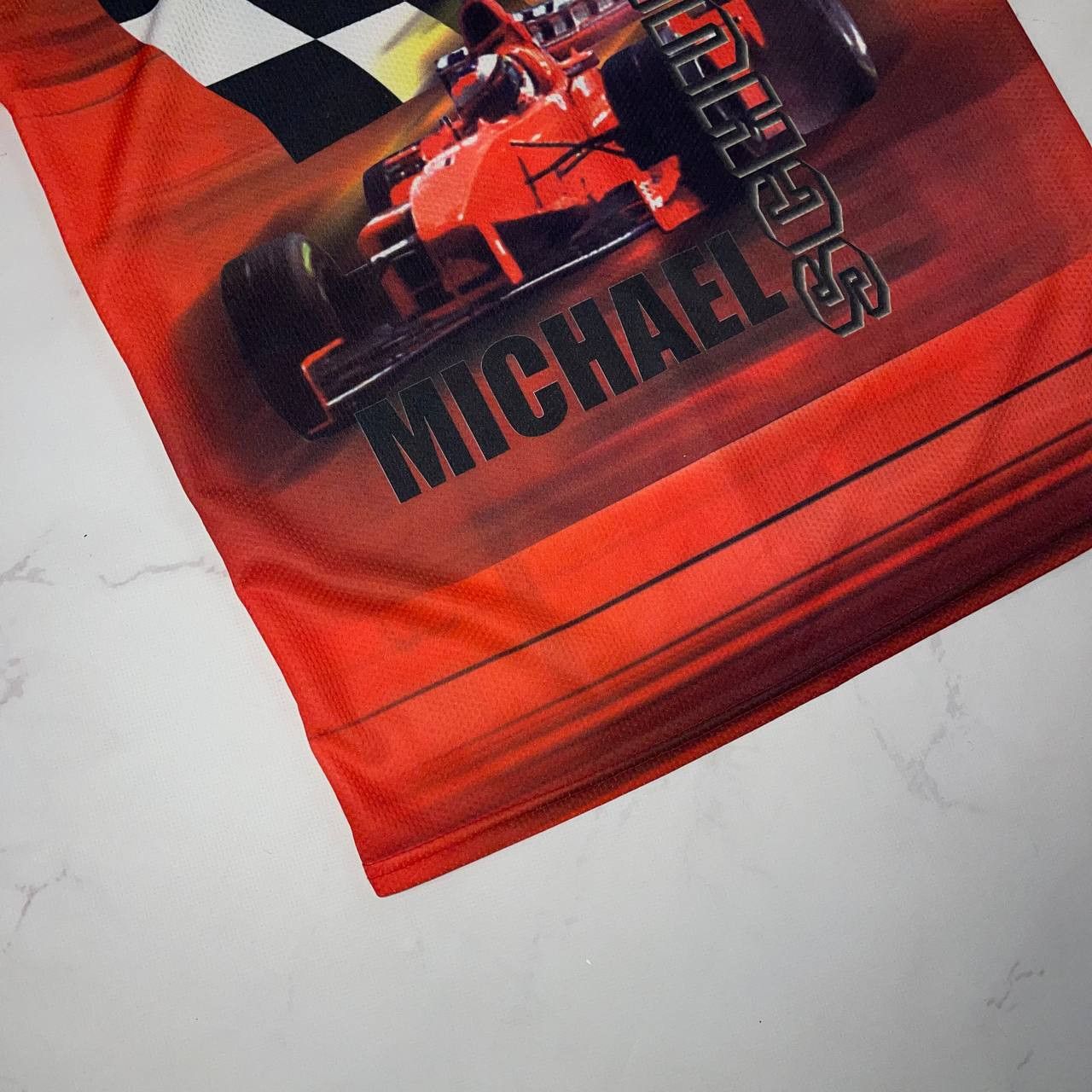 Vintage VINTAGE 90S F1 MICHAEL SCHUMACHER AOP JERSEY Size US M / EU 48-50 / 2 - 11 Thumbnail