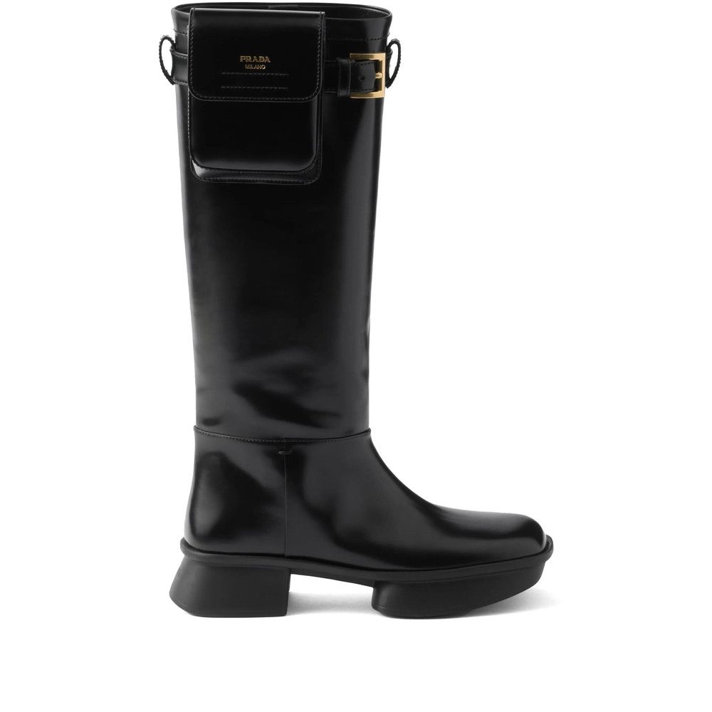 Prada Prada BLACK Boots Size US 8.5 / IT 38.5 - 1 Thumbnail
