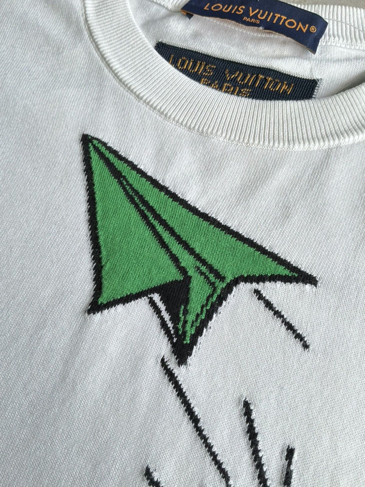 Louis Vuitton Louis Vuitton - Intarsia Comic Knit Tee Size US L / EU 52-54 / 3 - 8 Thumbnail