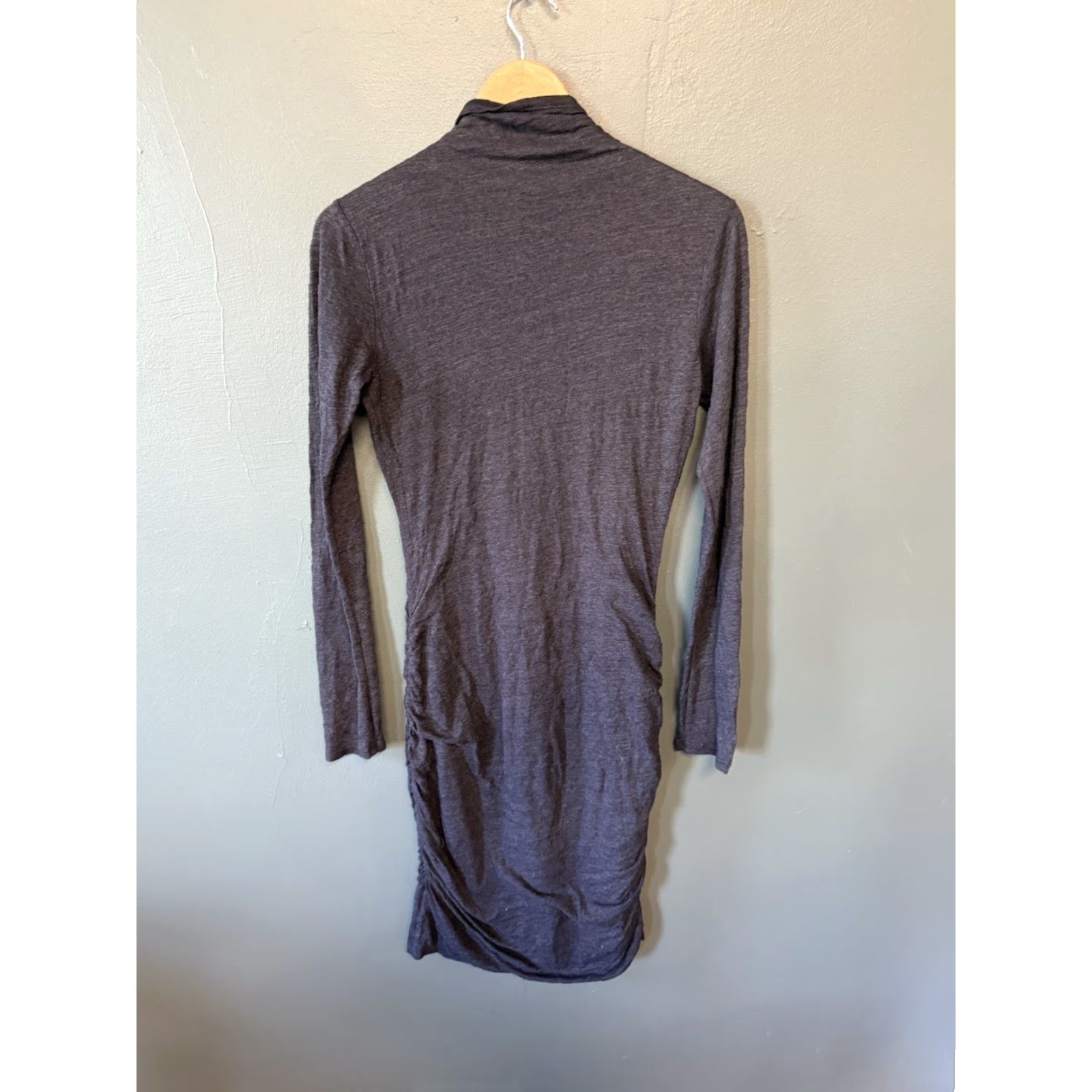 Velvet Velvet by Graham & Spencer Women Gray Long Sleeve Slip Dress Midi Dress Size M Size M / US 6-8 / IT 42-44 - 2 Thumbnail