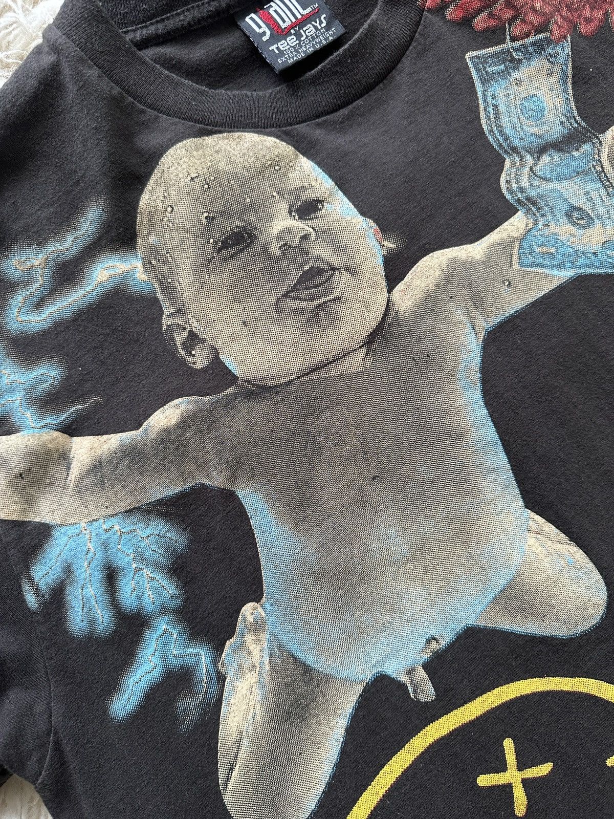 Nirvana ULTRA RARE GIANT NIRVANA KURT KOBAIN T-SHIRT L Size US XL / EU 56 / 4 - 3 Thumbnail
