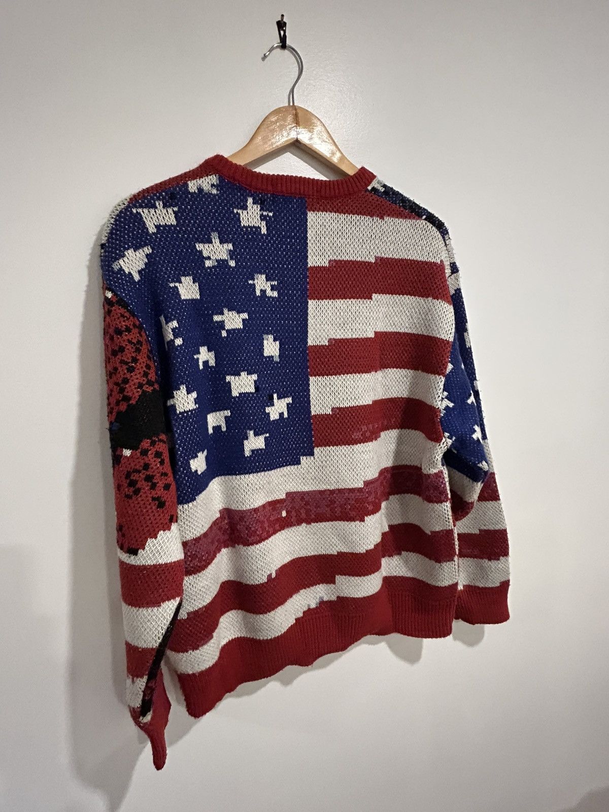Supreme Supreme Digital Flag Sweater Size US M / EU 48-50 / 2 - 5 Thumbnail