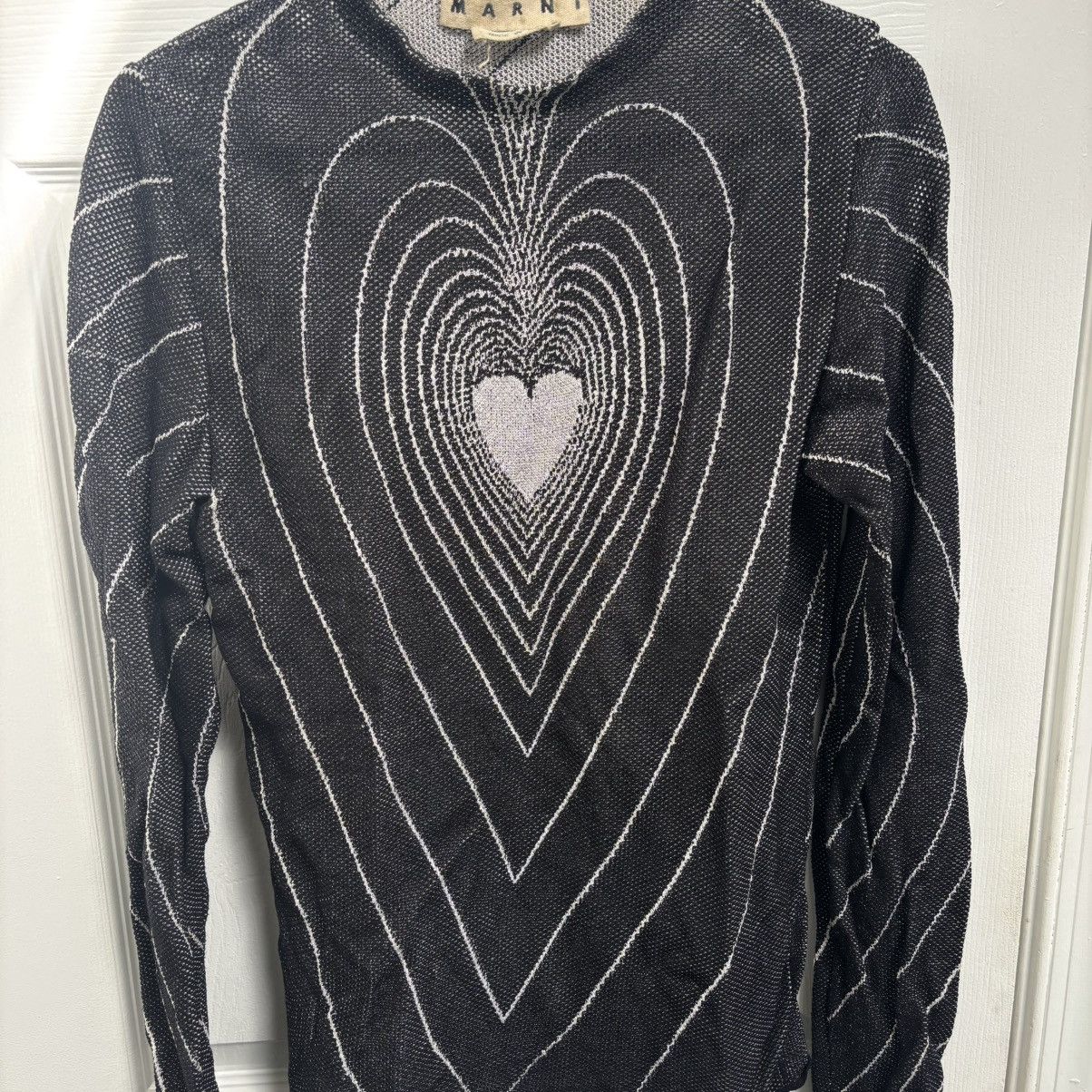 Marni Marni Heart Knit Sweater Size US M / EU 48-50 / 2 - 4 Thumbnail