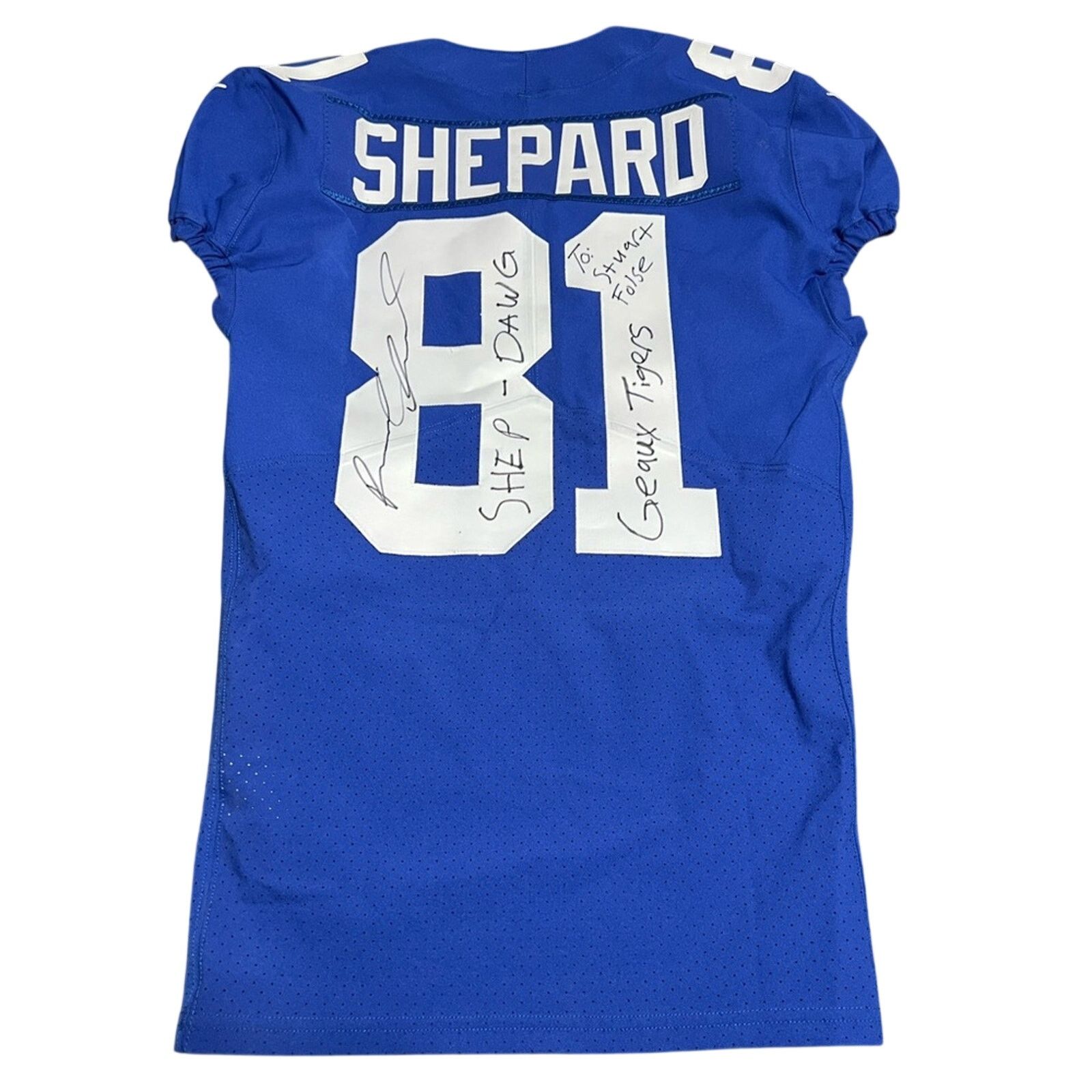 Nike Russell Shepard Game Used Worn Jersey GIANTS WR SIGNED RARE Size US M / EU 48-50 / 2 - 1 Thumbnail