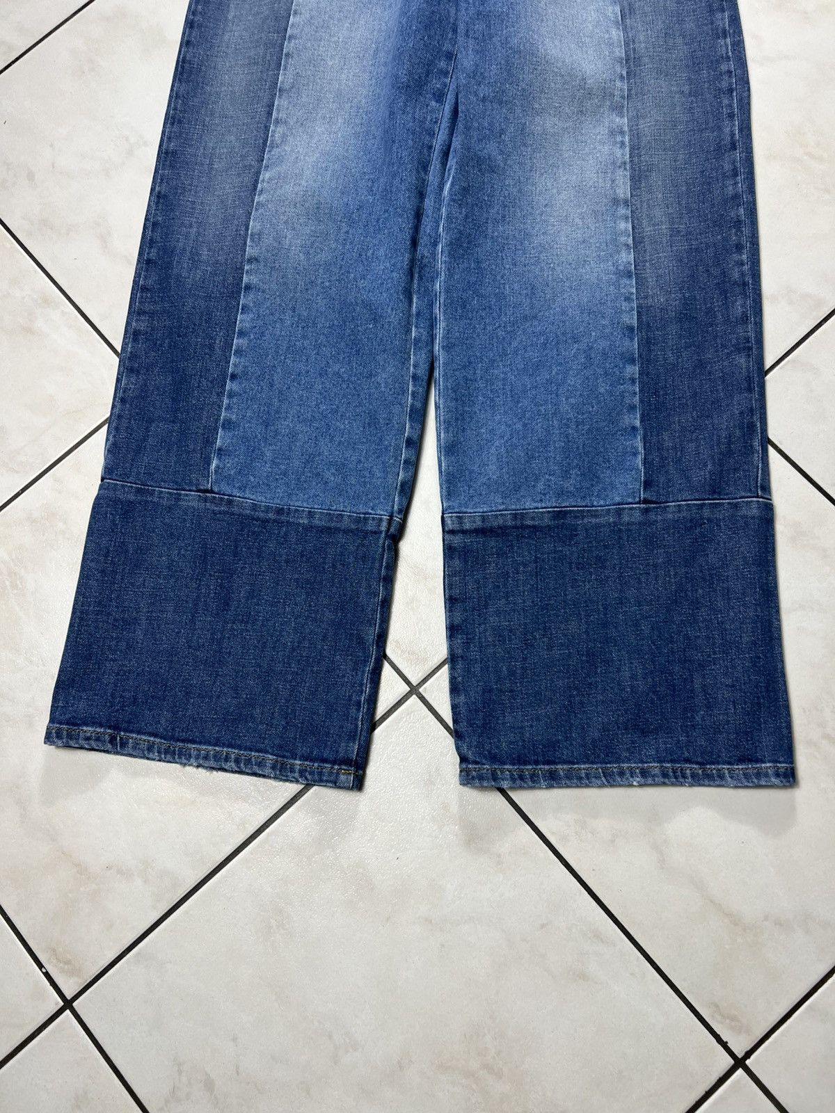 Diesel Diesel Widee-x baggy denim jeans pants wide patchwork washed Size 30" / US 8 / IT 44 - 5 Thumbnail
