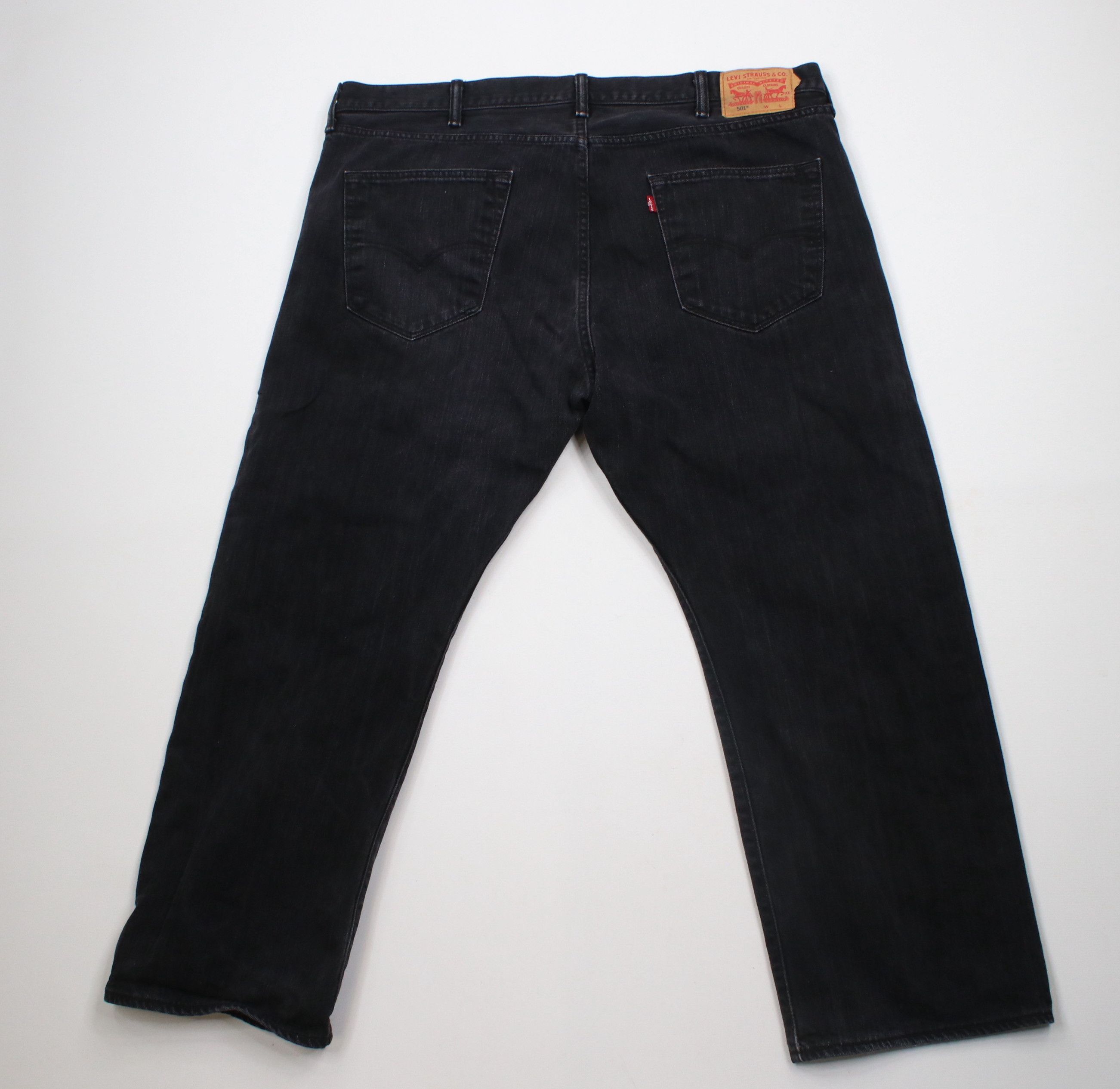 Levi's × Vintage Vintage Y2K Levis 501xx Fly Original Fit Denim Jeans Black Size US 44 / EU 60 - 10 Thumbnail