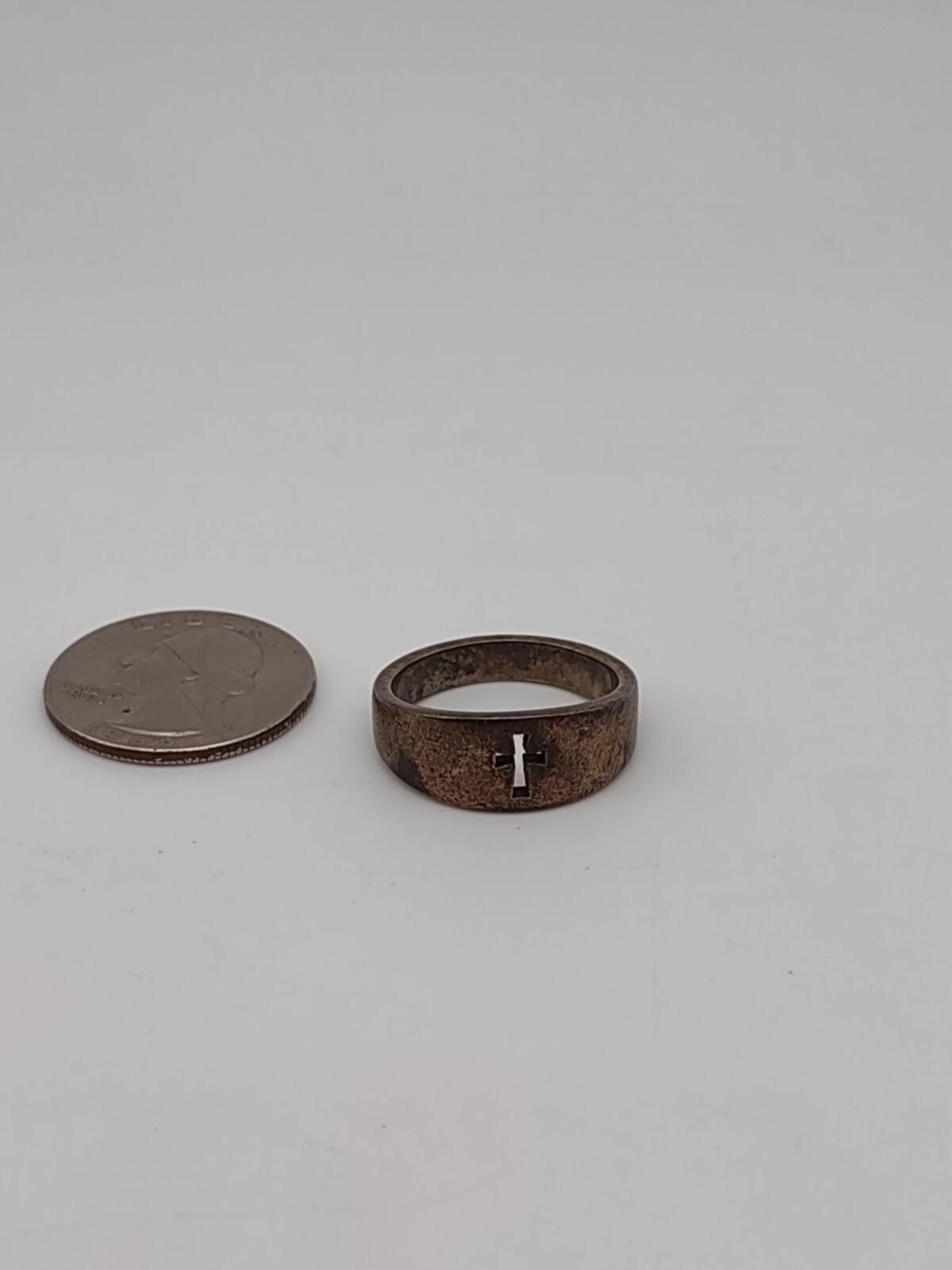 Other James Avery Crosslet Ring Wide Band 925 Retired Sz 9 Size ONE SIZE - 7 Thumbnail