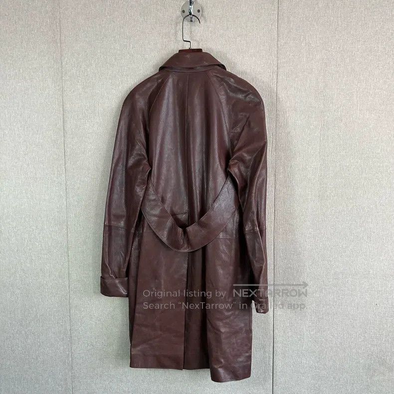 Hermes Hermes Brown Leather Long Coat Size XS / US 0-2 / IT 36-38 - 2 Thumbnail