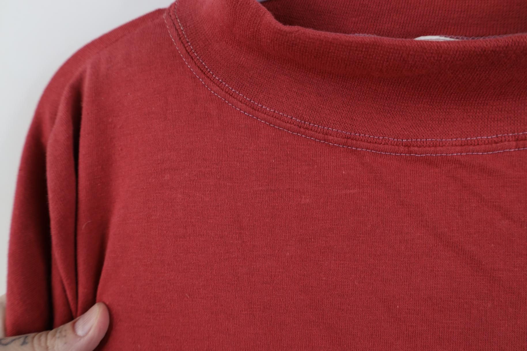 Vintage Deadstock Vintage 90s Streetwear Neck Long Sleeve T-Shirt Size US XXL / EU 58 / 5 - 6 Thumbnail
