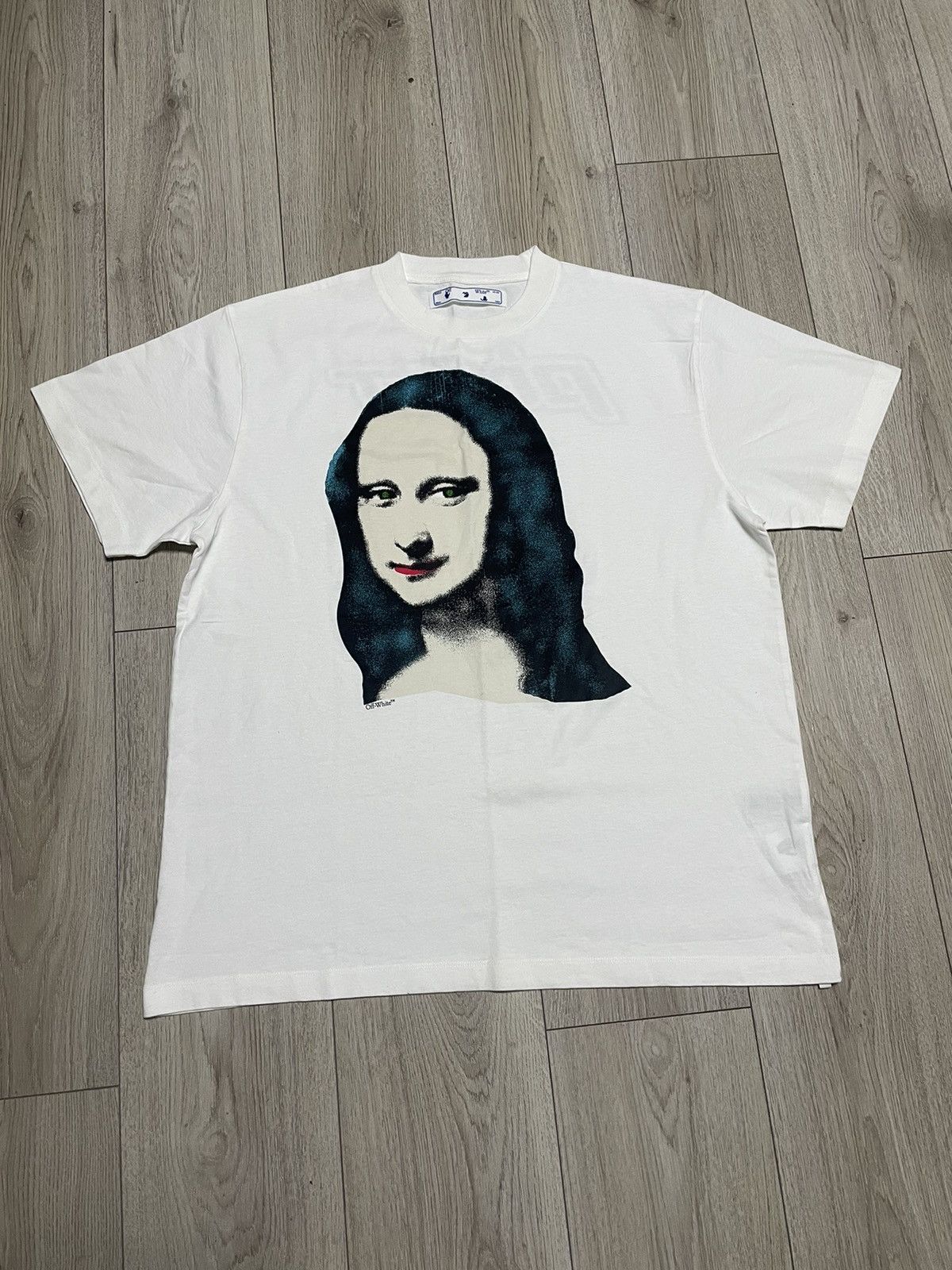 Off-White Off-White Mona Lisa Pivot Oversized Shirt Size US M / EU 48-50 / 2 - 3 Thumbnail