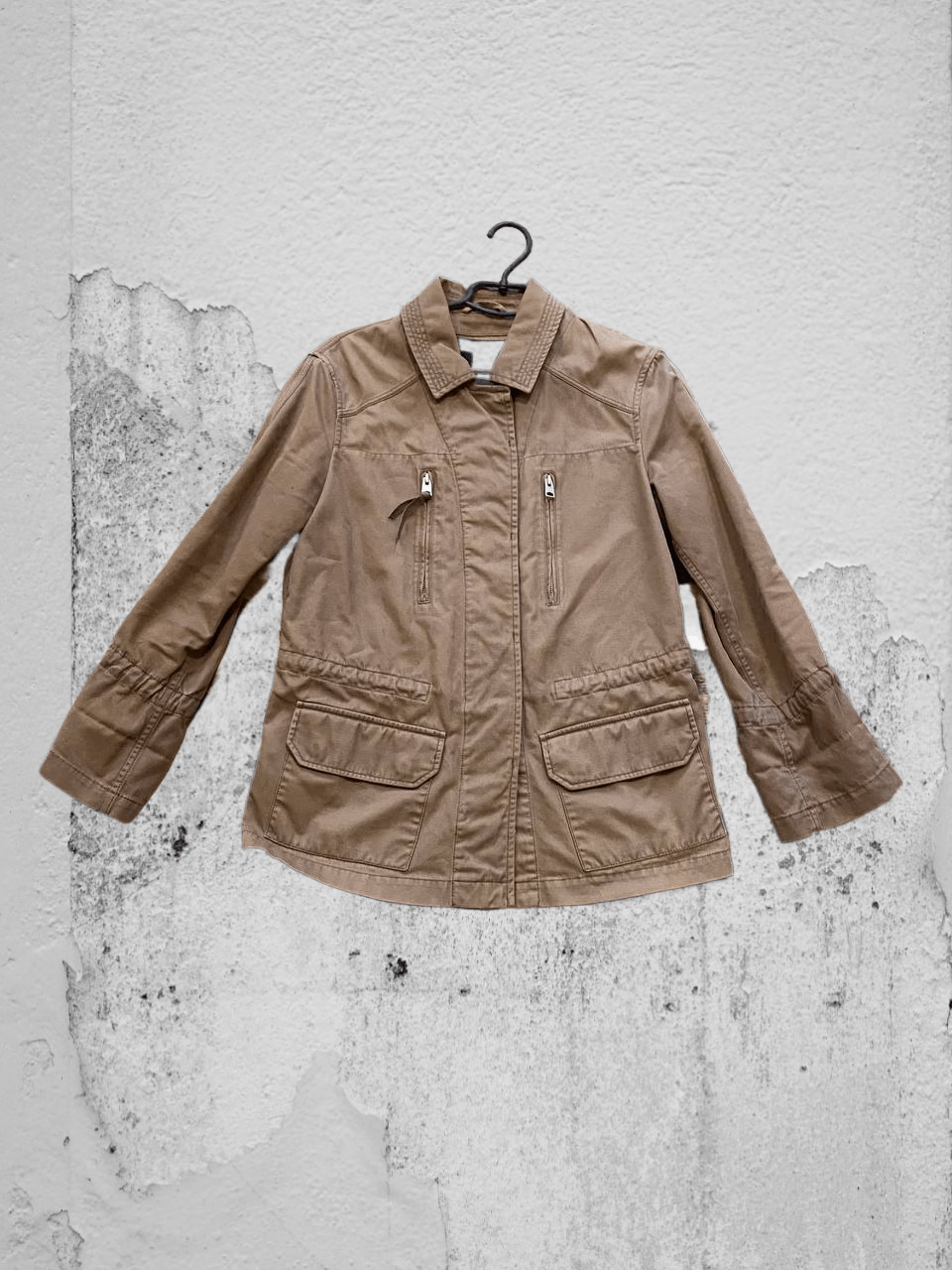Allsaints Streetwear beige jacket Allsaints Y2K vintage Size US M / EU 48-50 / 2 - 1 Thumbnail