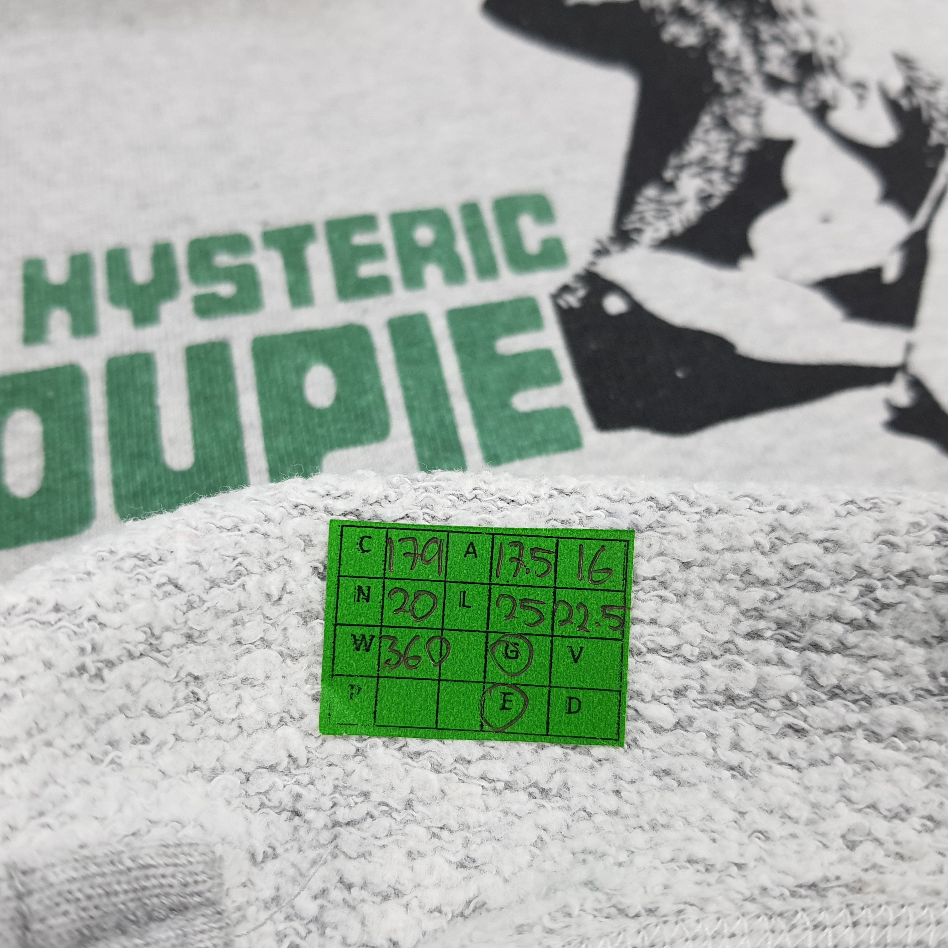 Hysteric Glamour × Japanese Brand × Vintage Vintage Hysteric Glamour Groupie Japanese Brand Hoodies Size US XS / EU 42 / 0 - 8 Thumbnail