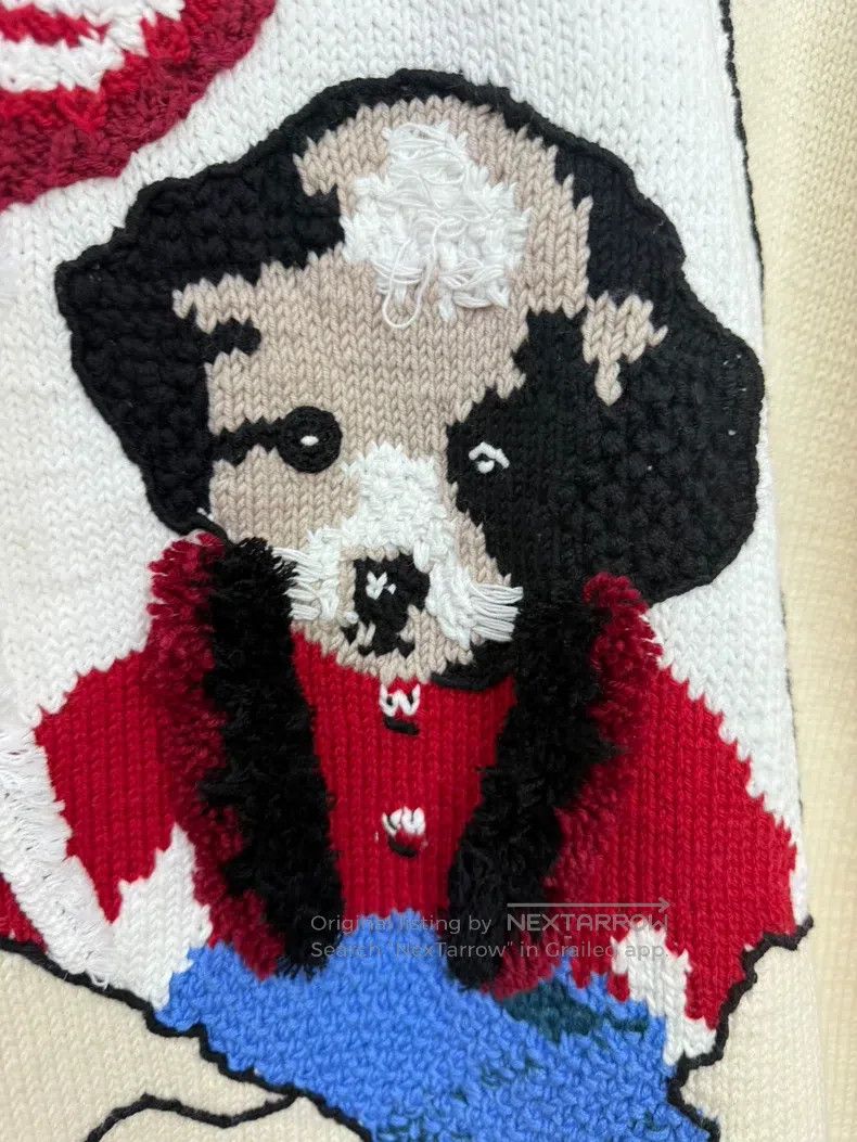 Loewe Loewe Dog jacquard sweater, 95% wool + 5% cotton Size US XS / EU 42 / 0 - 3 Thumbnail