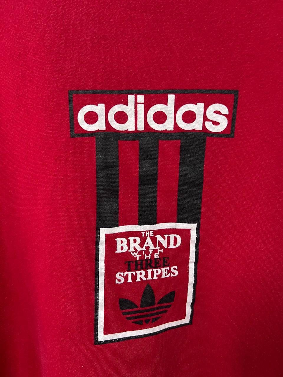 Adidas Vintage 90s Adidas The Brand with the Stripes Sweatshirt M Size US M / EU 48-50 / 2 - 5 Thumbnail