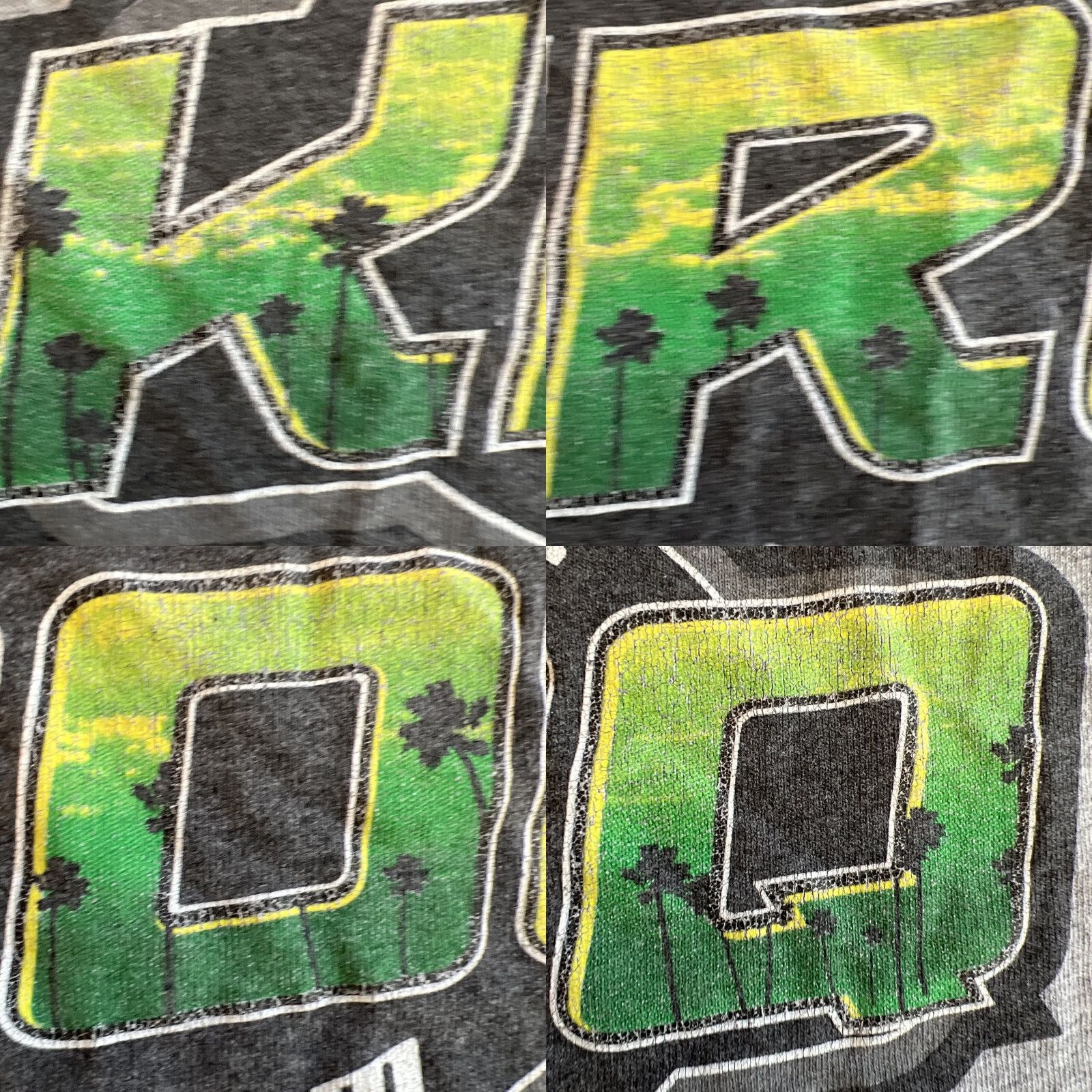 Gildan VINTAGE Gildan Shirt Logo T-Shirt 90s KROQ 106.7 Palm Trees LA Gray Medium Men Modern Fan Isles Boys Girls Mens Womens Size US M / EU 48-50 / 2 - 8 Thumbnail