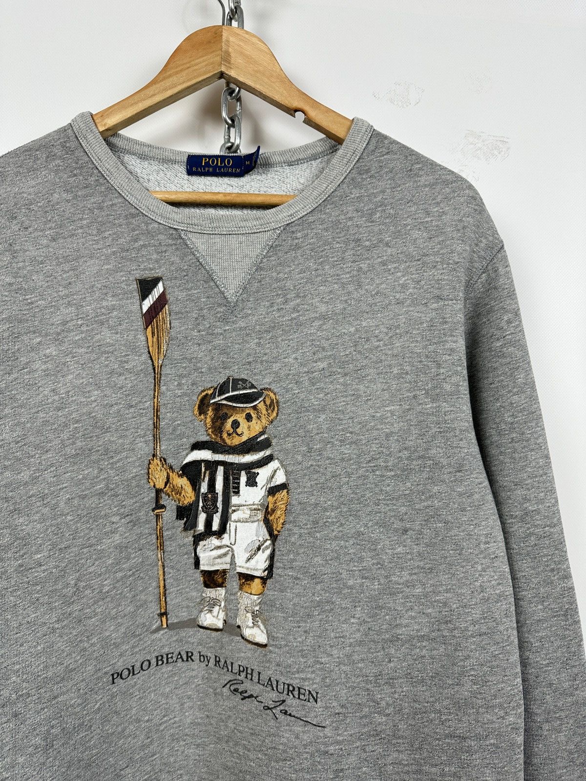 Polo Ralph Lauren Polo Bear by Ralph Lauren Grey Crewneck Sweatshirt Size US M / EU 48-50 / 2 - 5 Thumbnail