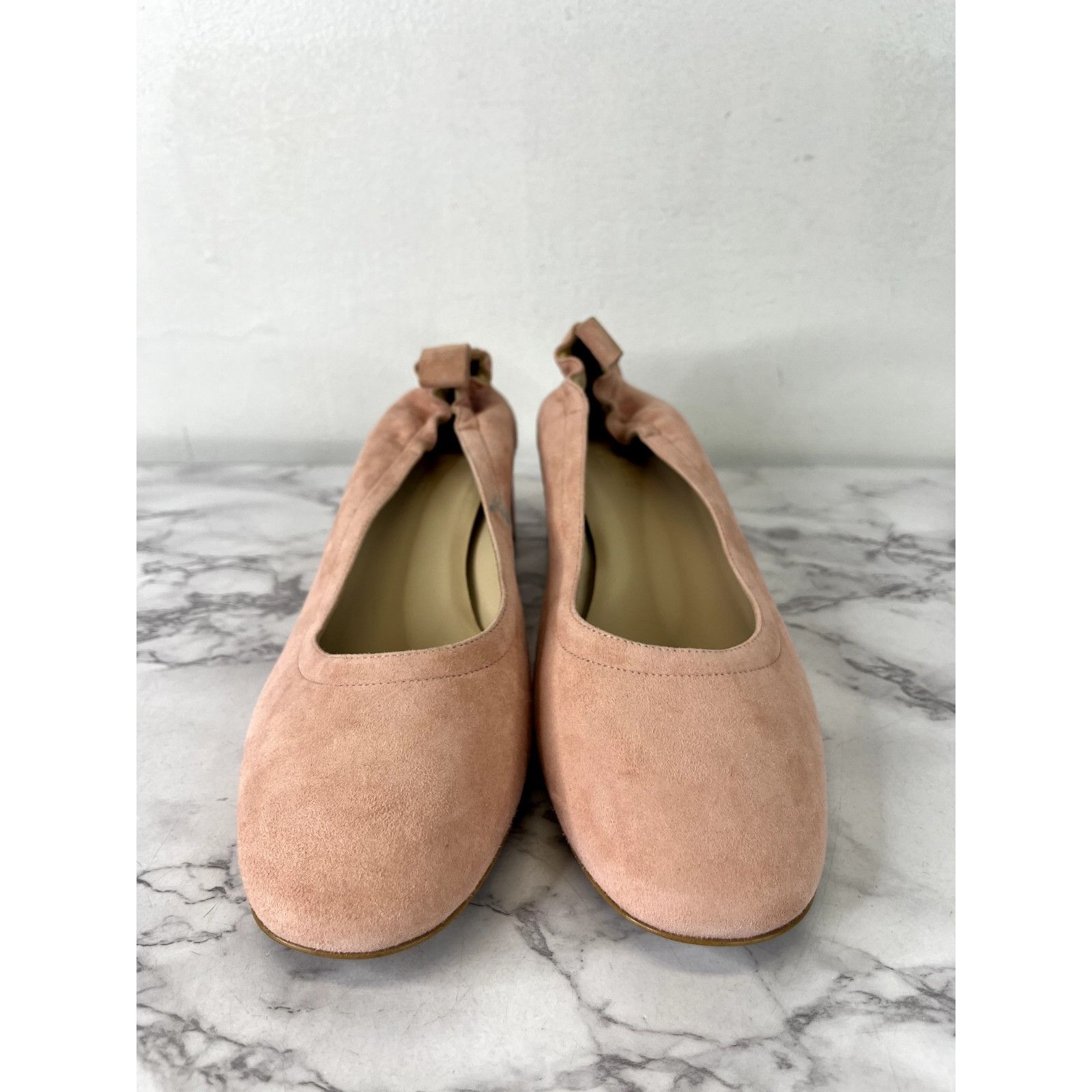 Everlane Everlane Women's Pale Pink Suede The Leather Day Heel Sz 10 Size US 10 / IT 40 - 3 Thumbnail