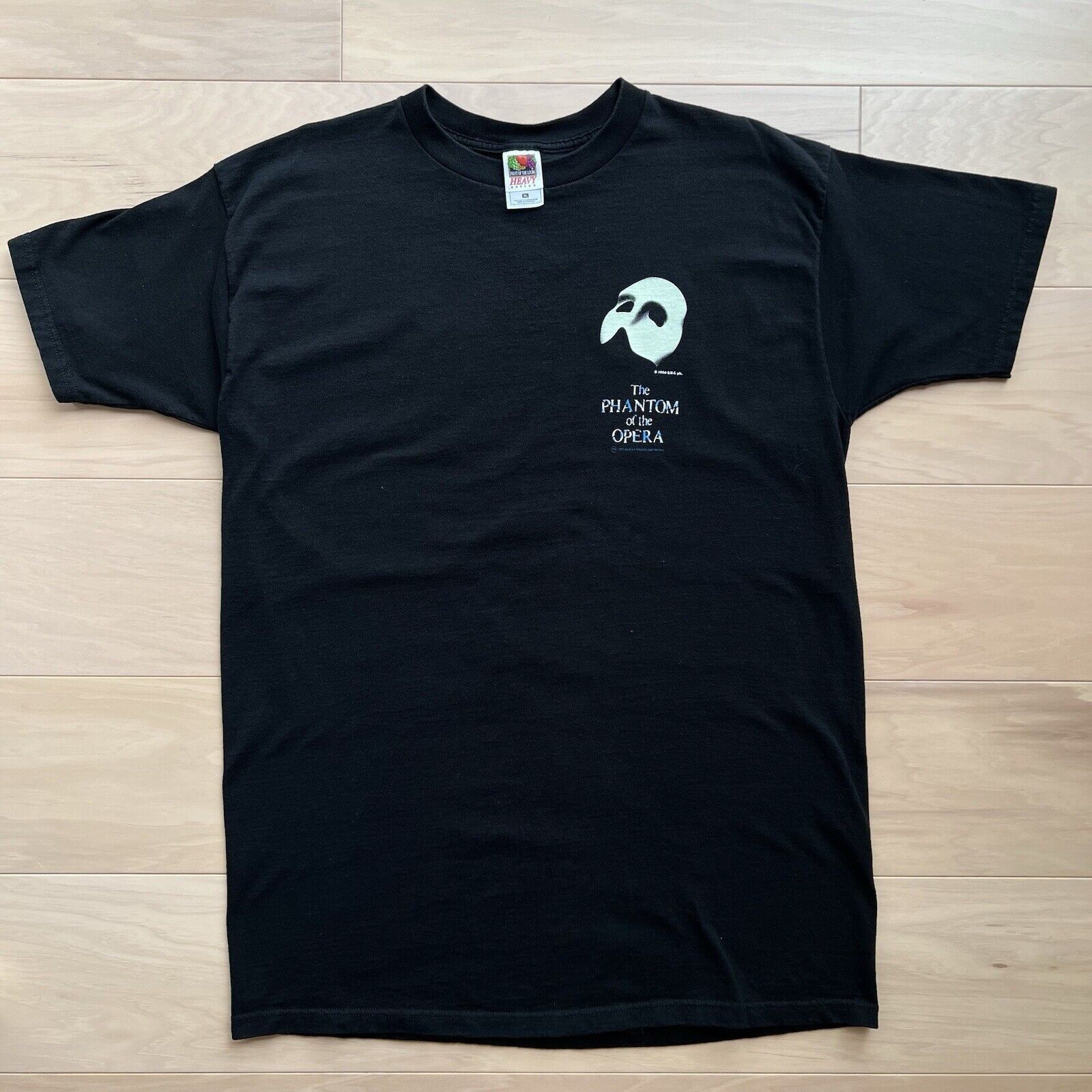 Vintage Vintage Phantom Of The Opera Shirt XL Black 90s Musical Size US XL / EU 56 / 4 - 2 Thumbnail