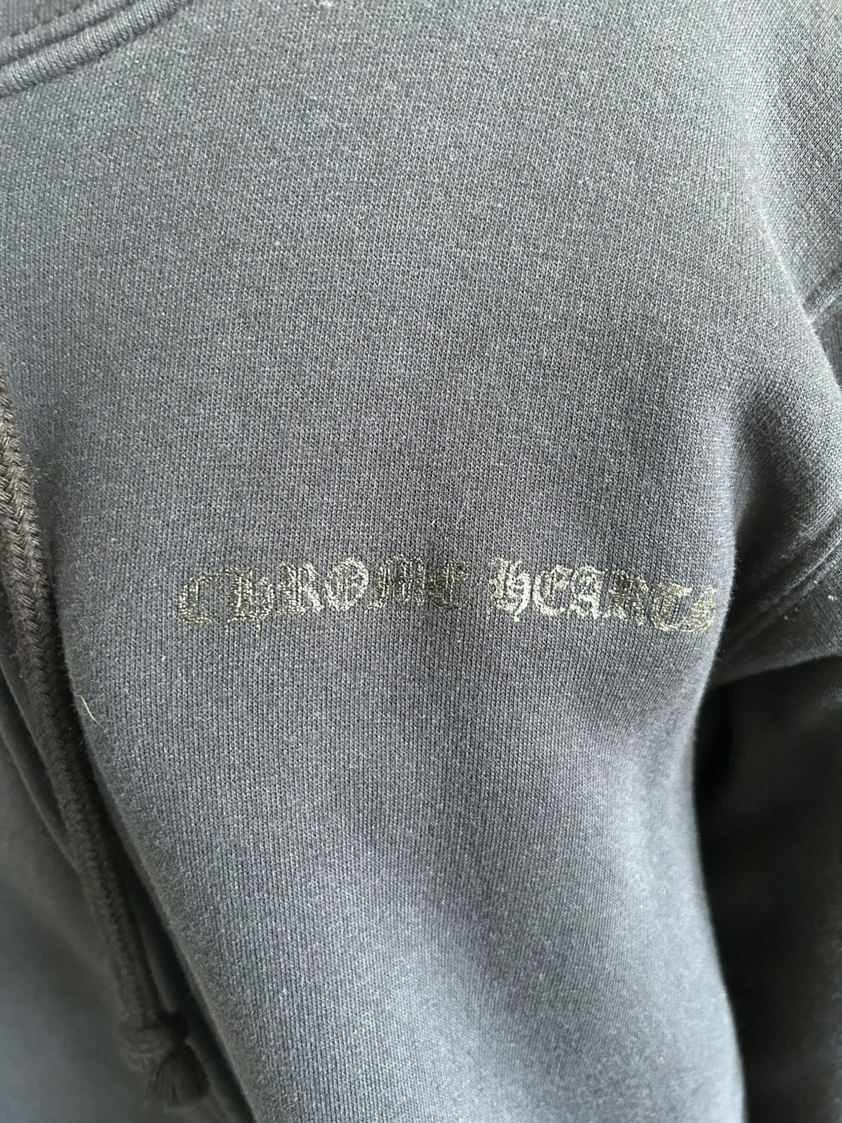 Chrome Hearts Rare Black on Black Thermal Waffle Zip Up Hoodie Size US S / EU 44-46 / 1 - 7 Thumbnail