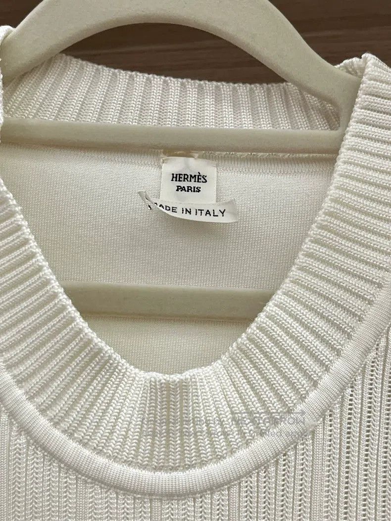 Hermes Hermes Knitted pendant short sleeve 22 Spring/Summer Size XXS / US 00 / IT 34 - 2 Thumbnail