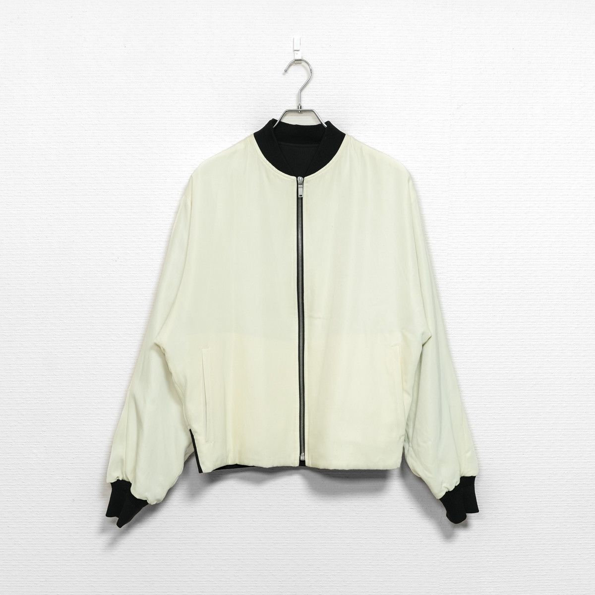 Jil Sander 2019AW WOOL PADDED REVERSIBLE ZIP-UP BOMBER JACKET Size US S / EU 44-46 / 1 - 3 Thumbnail