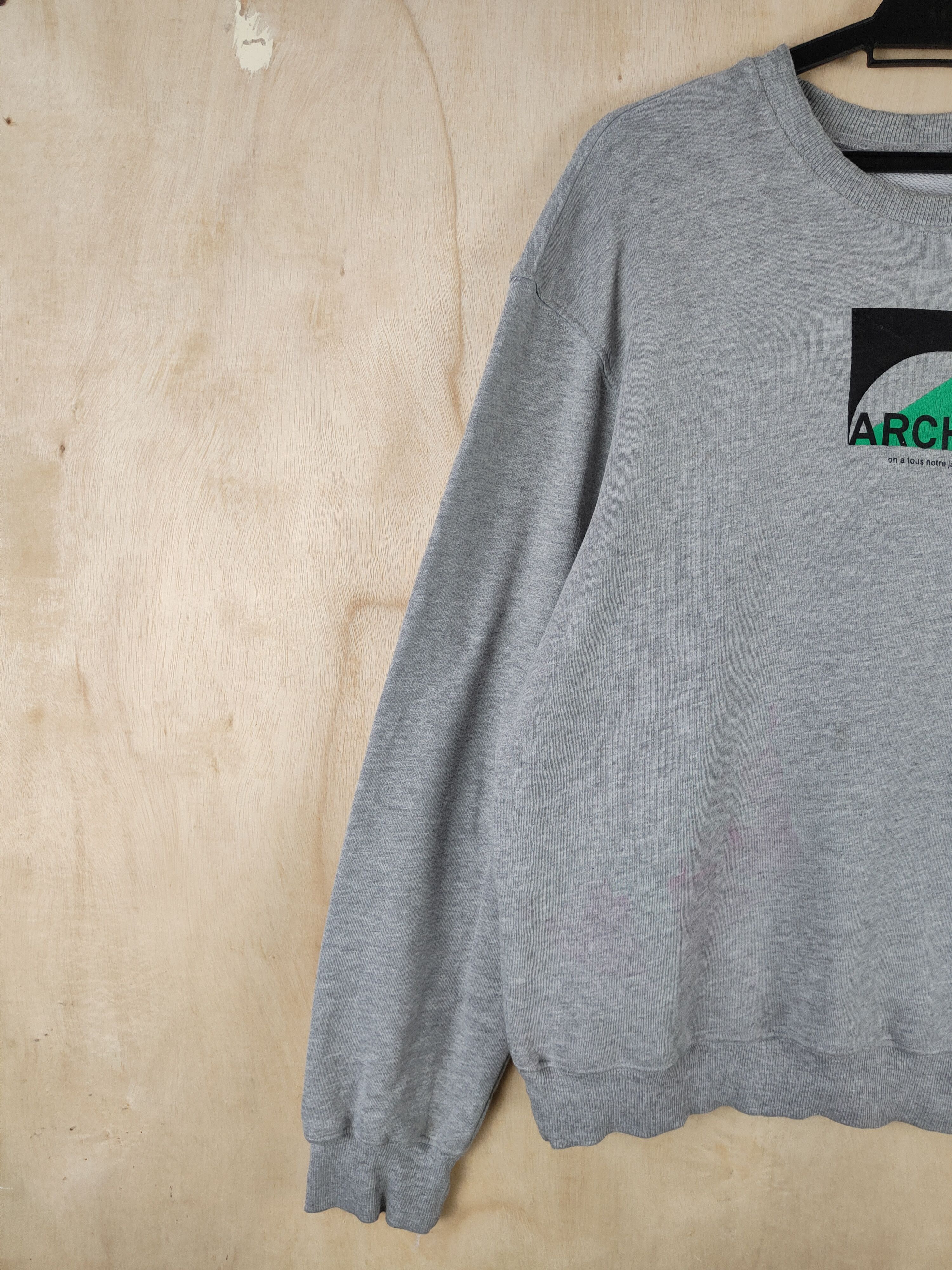 Japanese Brand × Vintage Love Thirteen Gray Sweatshirts #S2518 Size US L / EU 52-54 / 3 - 4 Thumbnail