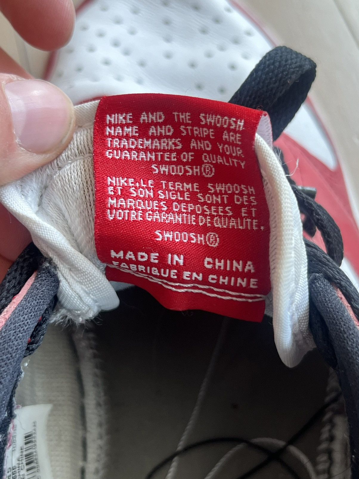 Jordan Brand × Nike Jordan 1 low «Chicago» 2016 Size US 11 / EU 44 - 8 Thumbnail