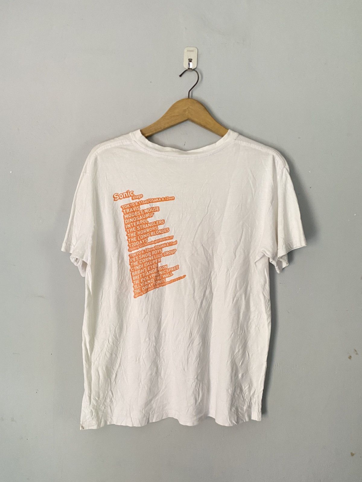 Band Tees × Japanese Brand × Vintage 2000s sonics festival band performs tshirt Size US M / EU 48-50 / 2 - 2 Thumbnail