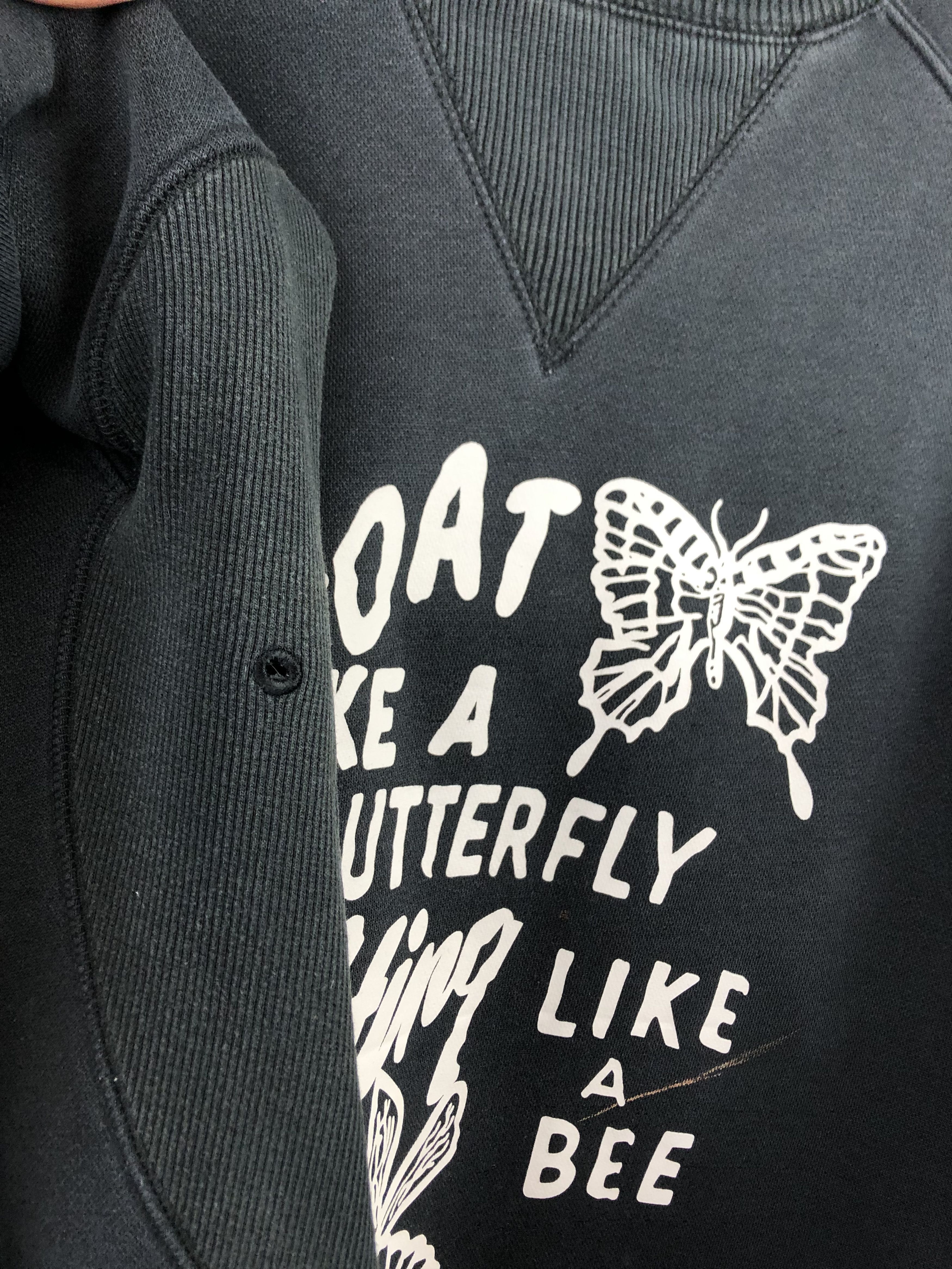 Adidas Vintage Muhammad Ali Float Like A Butterfly Sweatshirt Size US XL / EU 56 / 4 - 9 Thumbnail