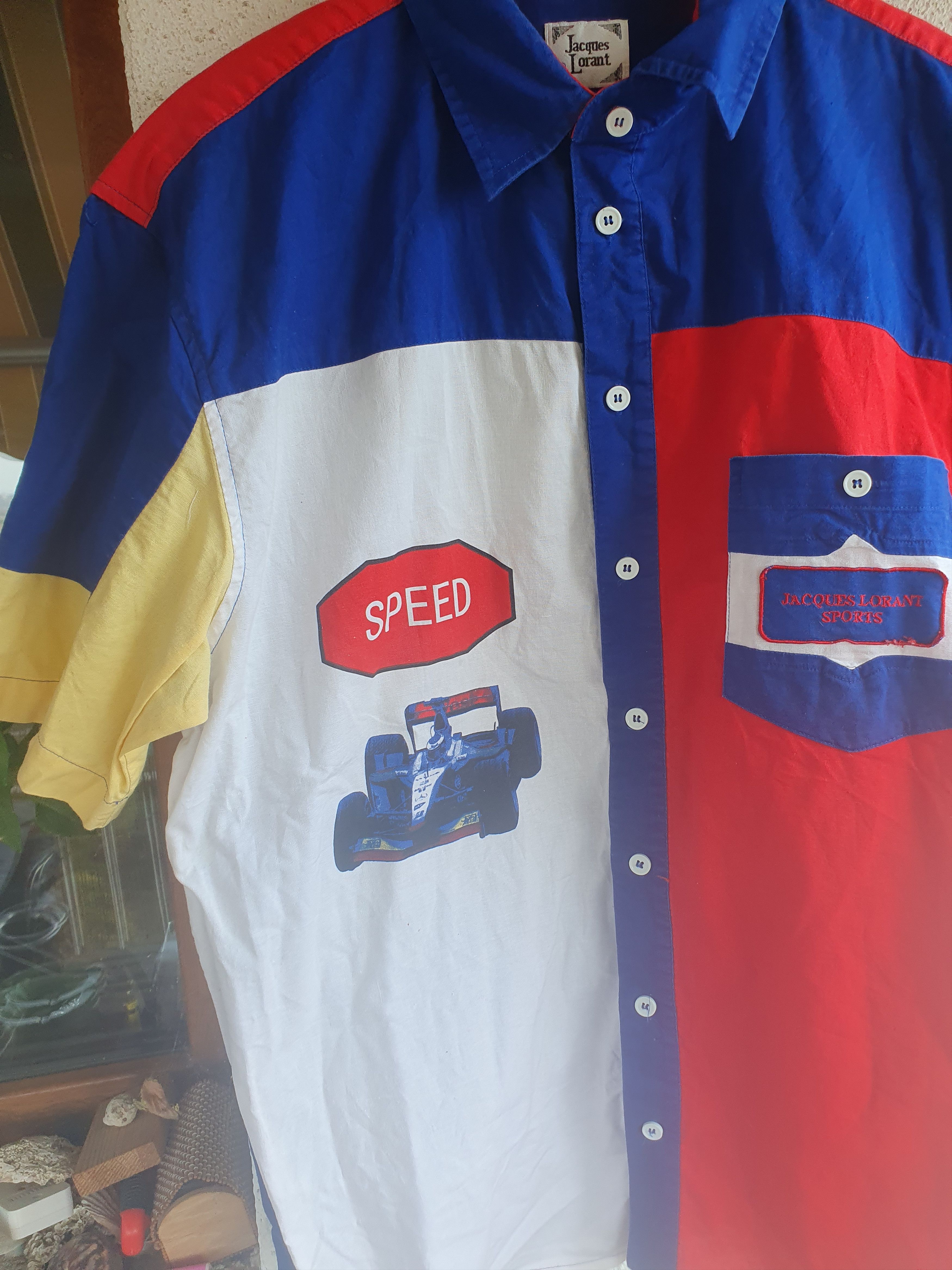 Other Jacques Lorant Sport Racing Short Sleeve Shirt sz XL Size US XL / EU 56 / 4 - 4 Thumbnail