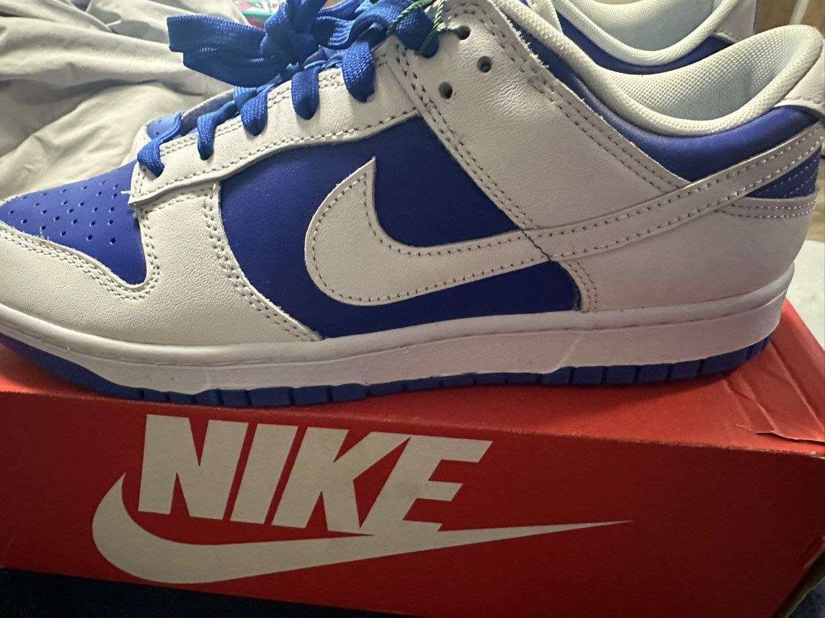 Nike Nike Dunk Low - Racer Blue White - 10.5 Size US 10.5 / EU 43-44 - 5 Thumbnail