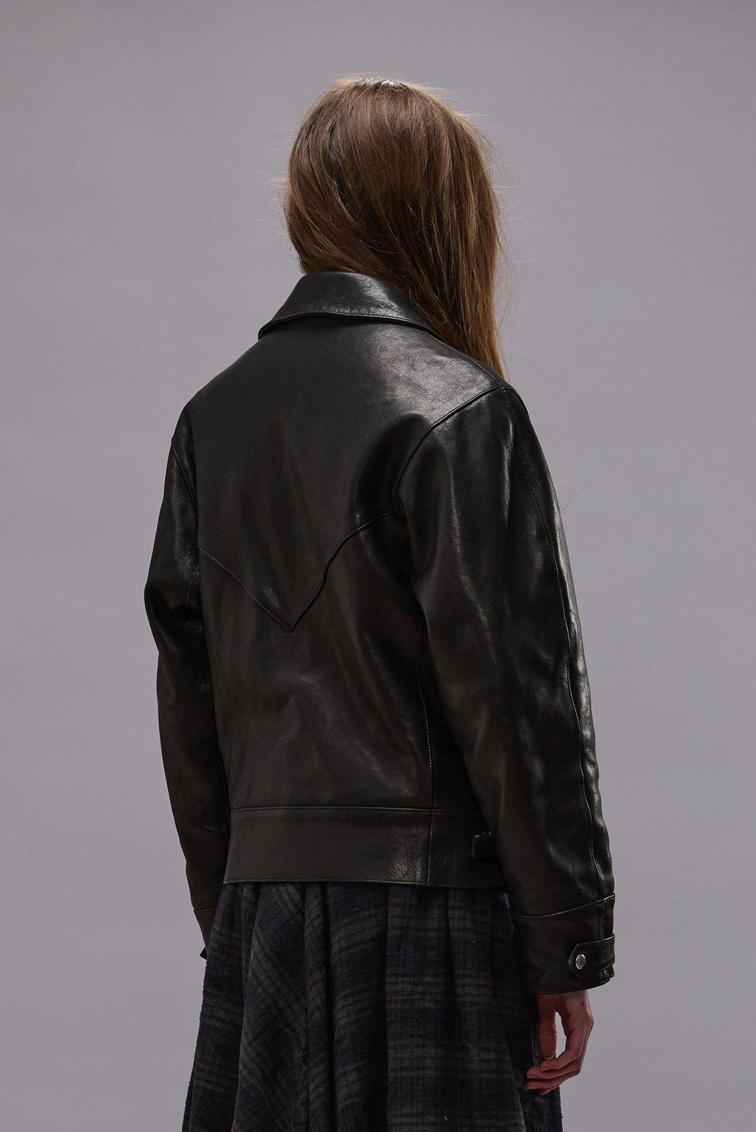R13 Asymmetric Snap Biker Jacket medium Size M / US 6-8 / IT 42-44 - 5 Thumbnail
