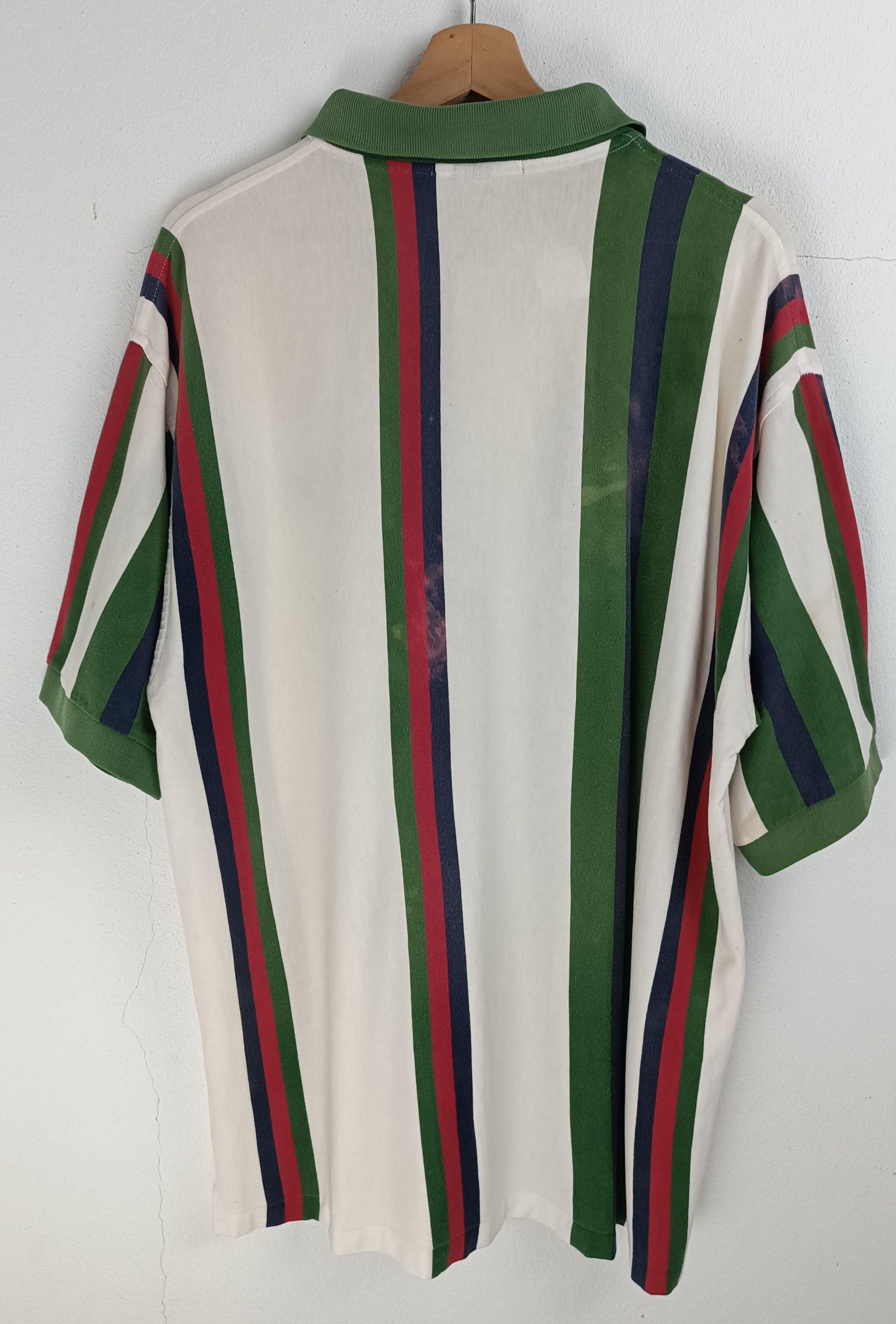 Antigua VINTAGE 90'S ANTIGUA CINCINNATI BELL STRIPE POLO TEE RARE Size US XL / EU 56 / 4 - 4 Thumbnail